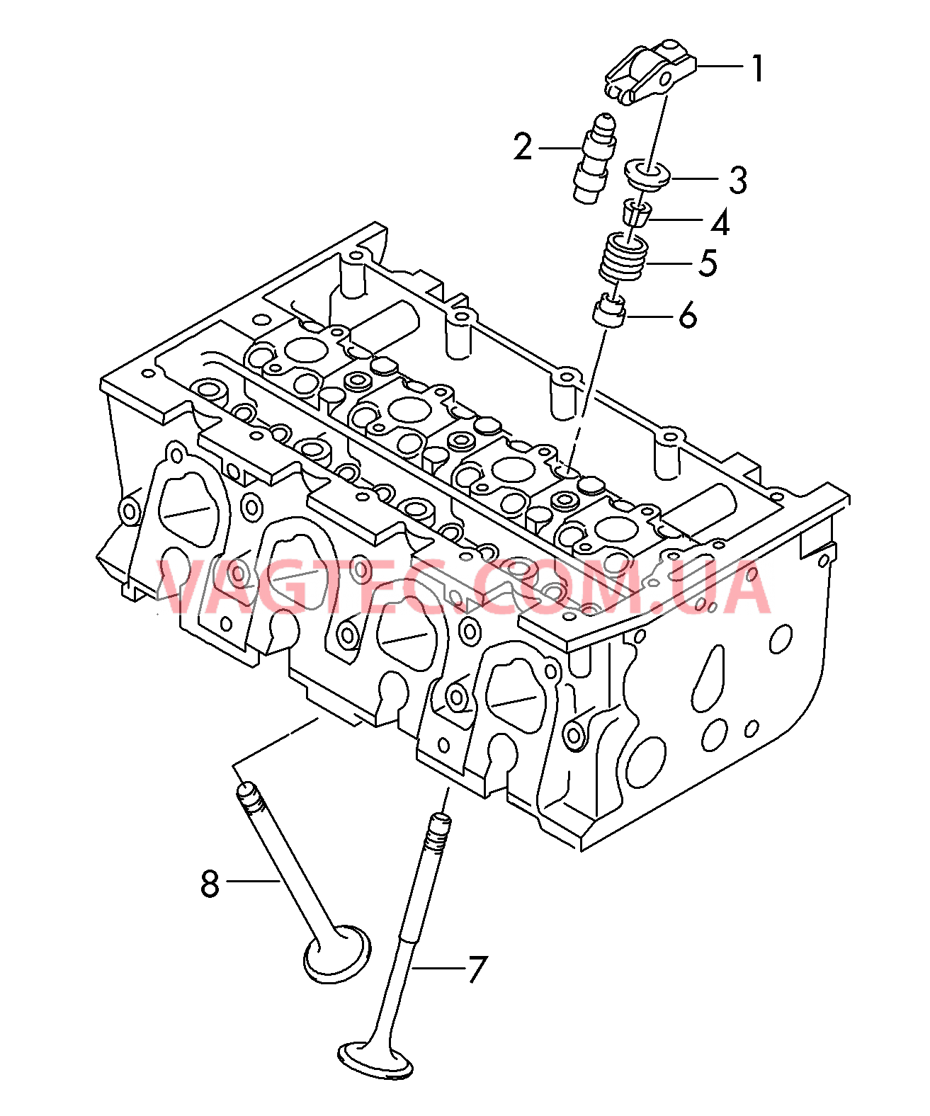 Впускной/выпускной клапан  для AUDI A3 2017