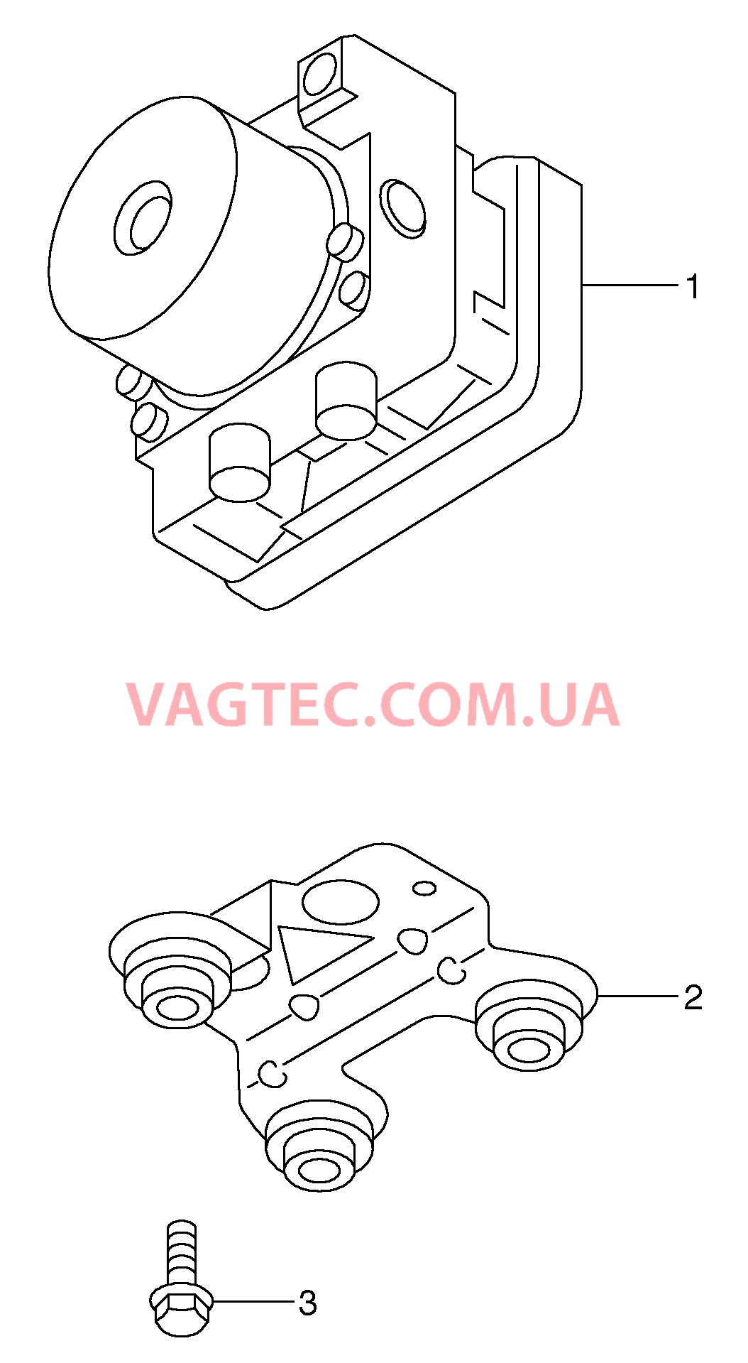 Cистема                 -ABS-  для VOLKSWAGEN UP 2014