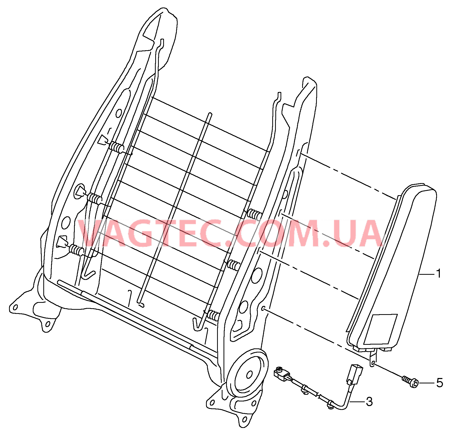 Модуль боковой подушки безоп.  для SEAT MI 2018