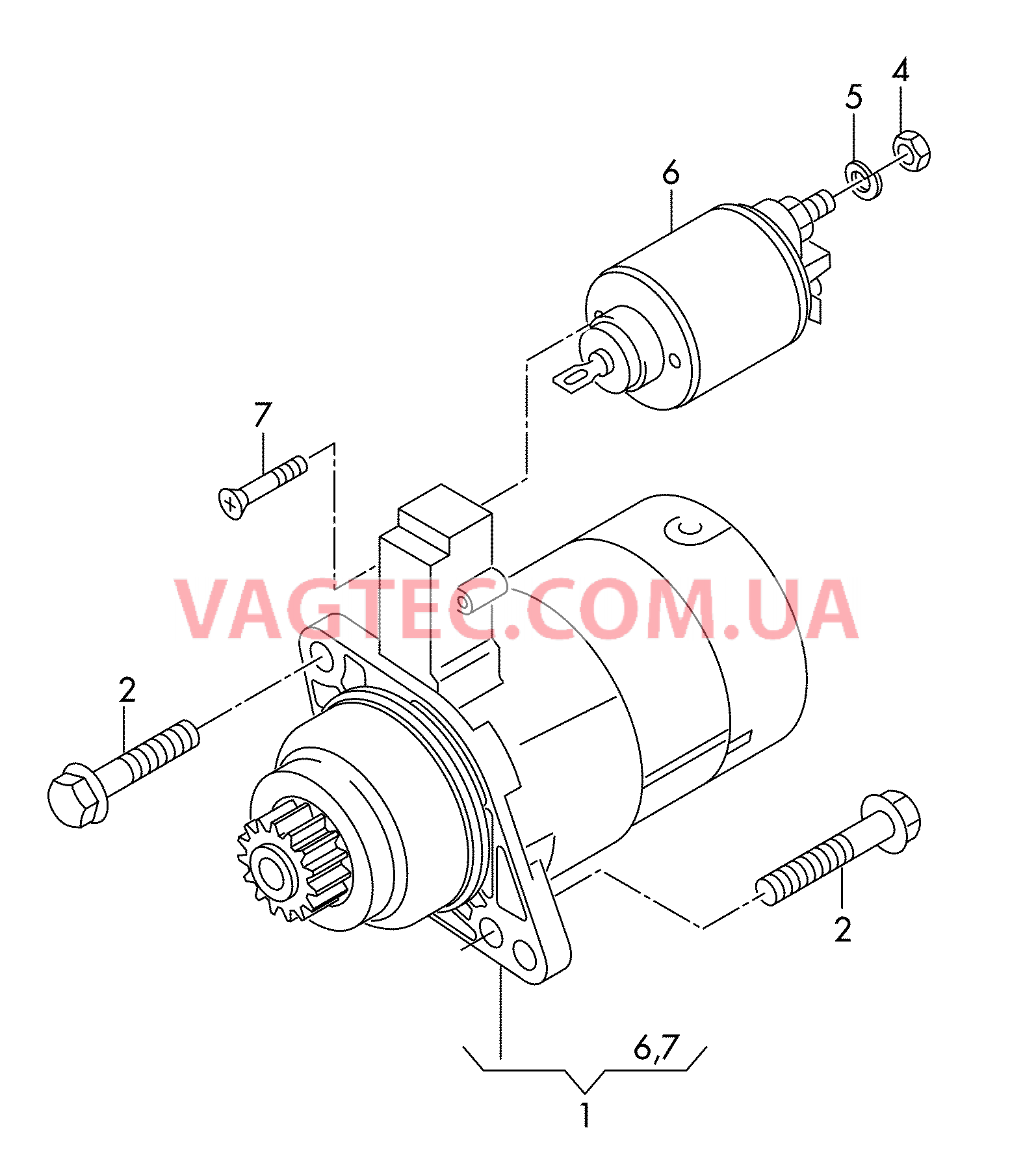 Cписок стартеров для а/м с режимом Cтарт/Cтоп D - 03.11.2009>> для VOLKSWAGEN PACC 2011