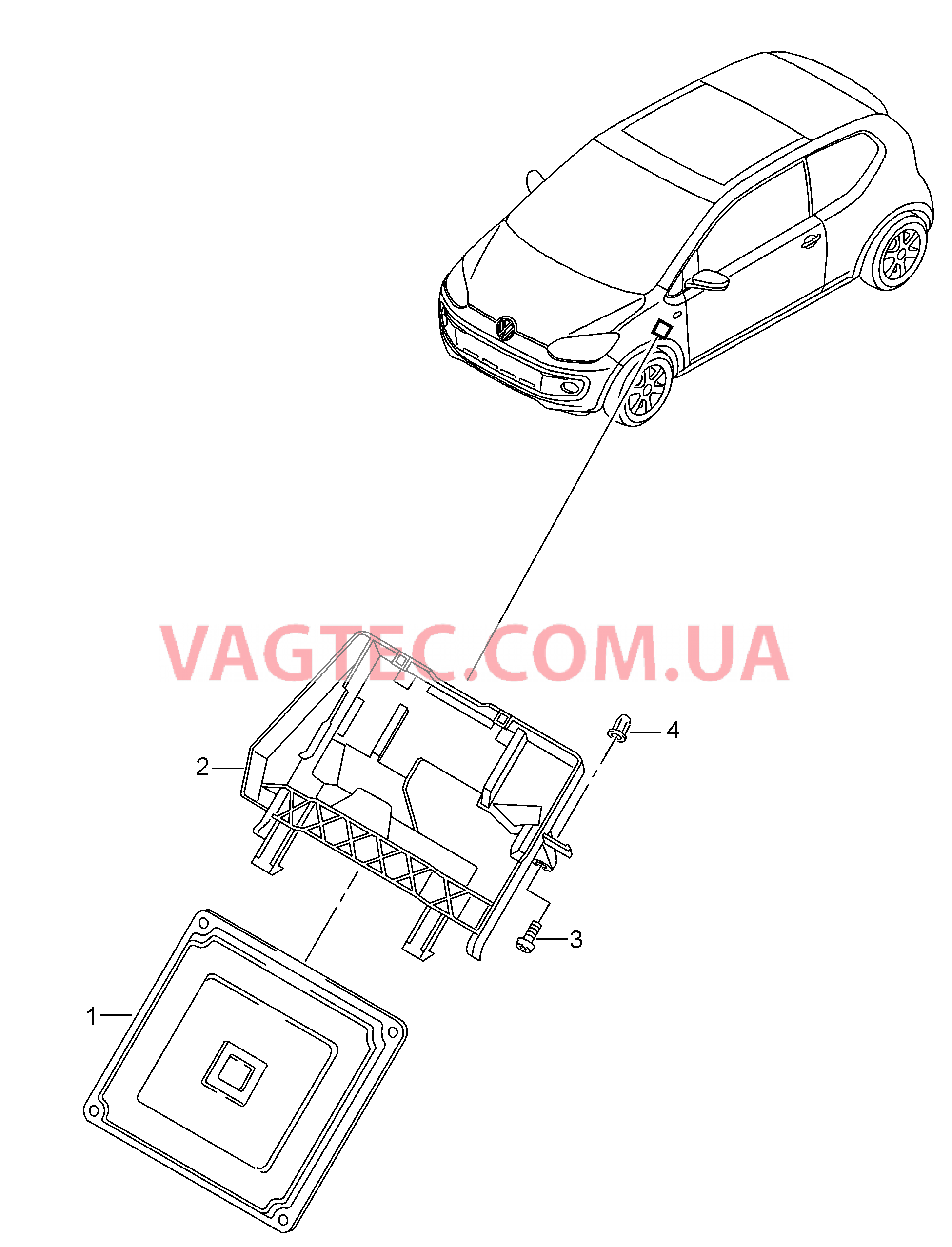 БУ 5-ступенчатой АКП .  Крепёжные детали  для SEAT MI 2013