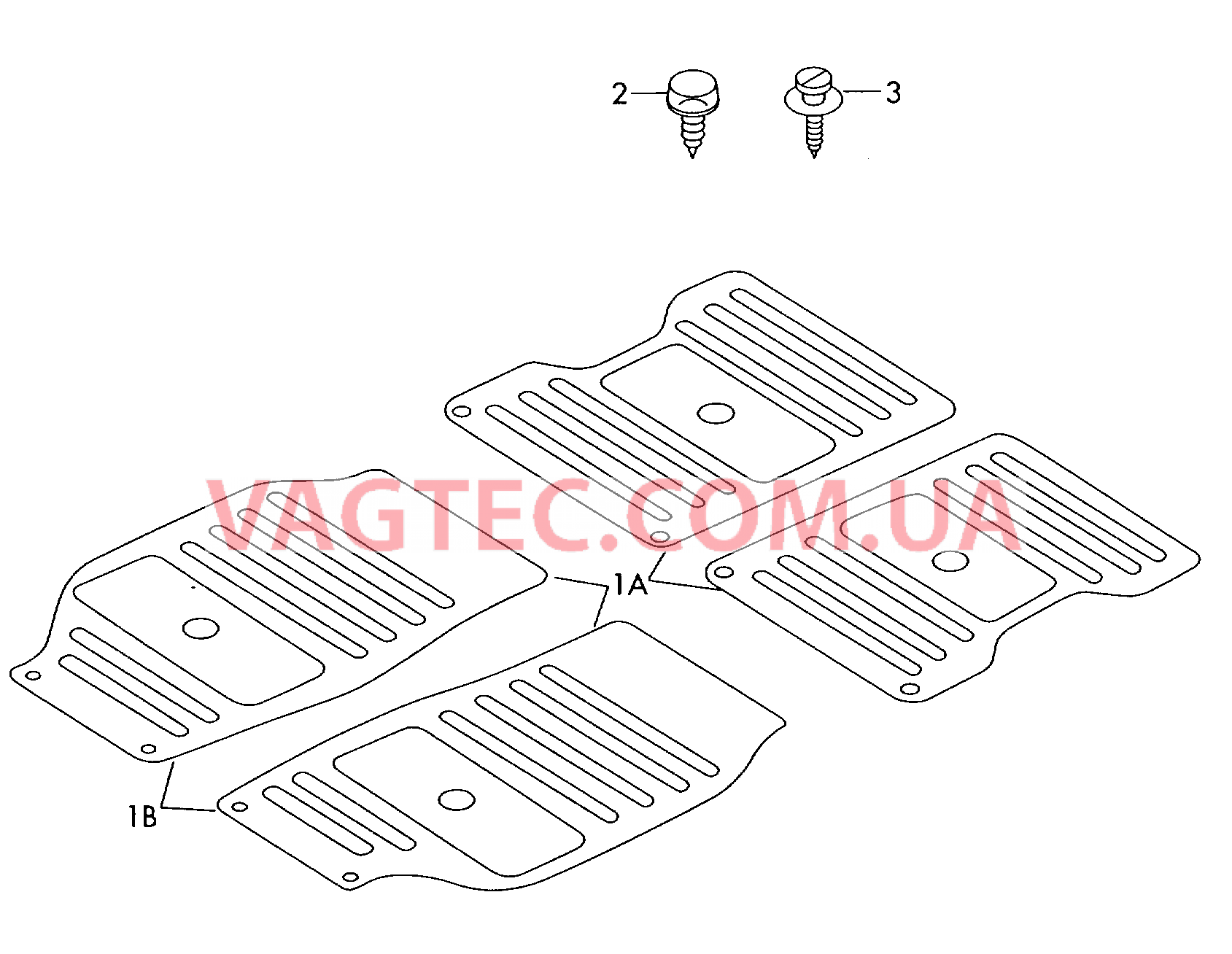 Оригинальные аксессуары Коврики  для SKODA Octavia 2005-1