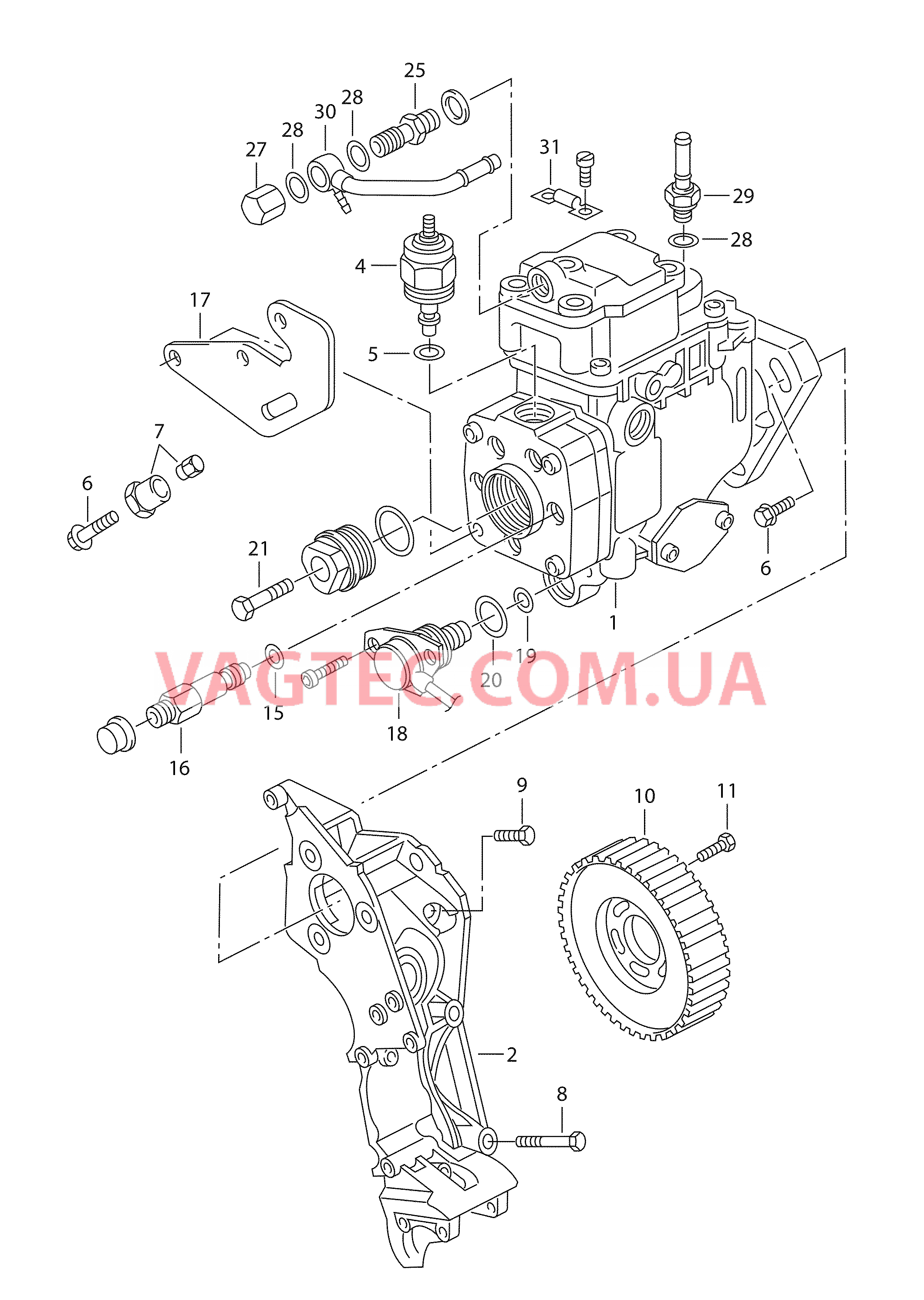 ТНВД  для SKODA Octavia 2005