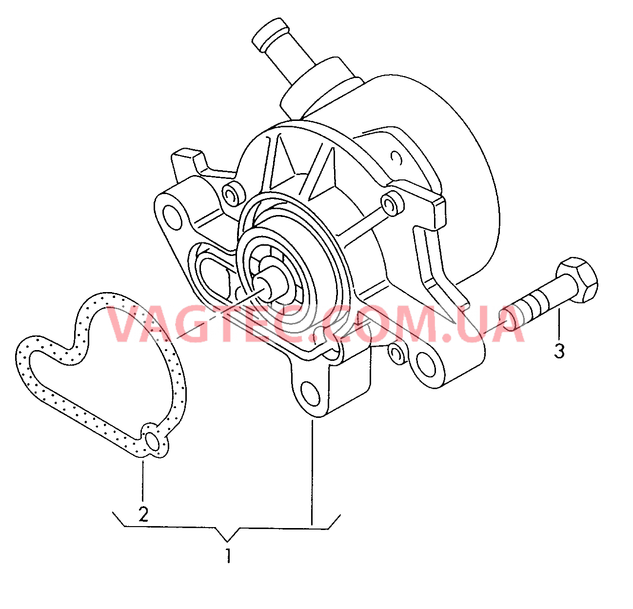 Вакуумный насос  для SEAT CO 2008