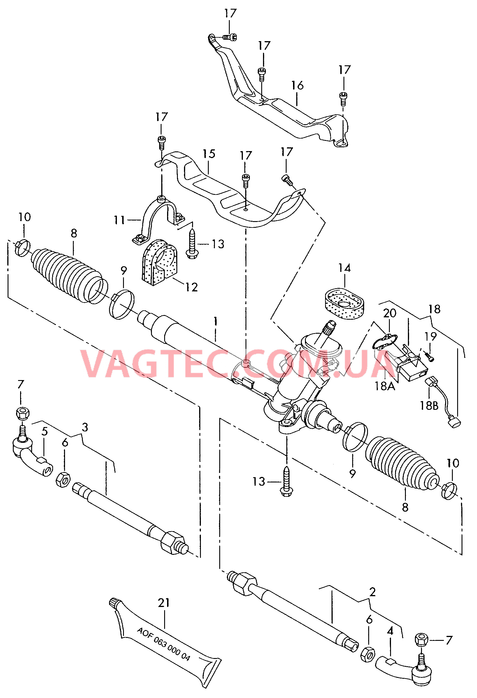 Рулевой механизм  для SKODA Roomster 2008