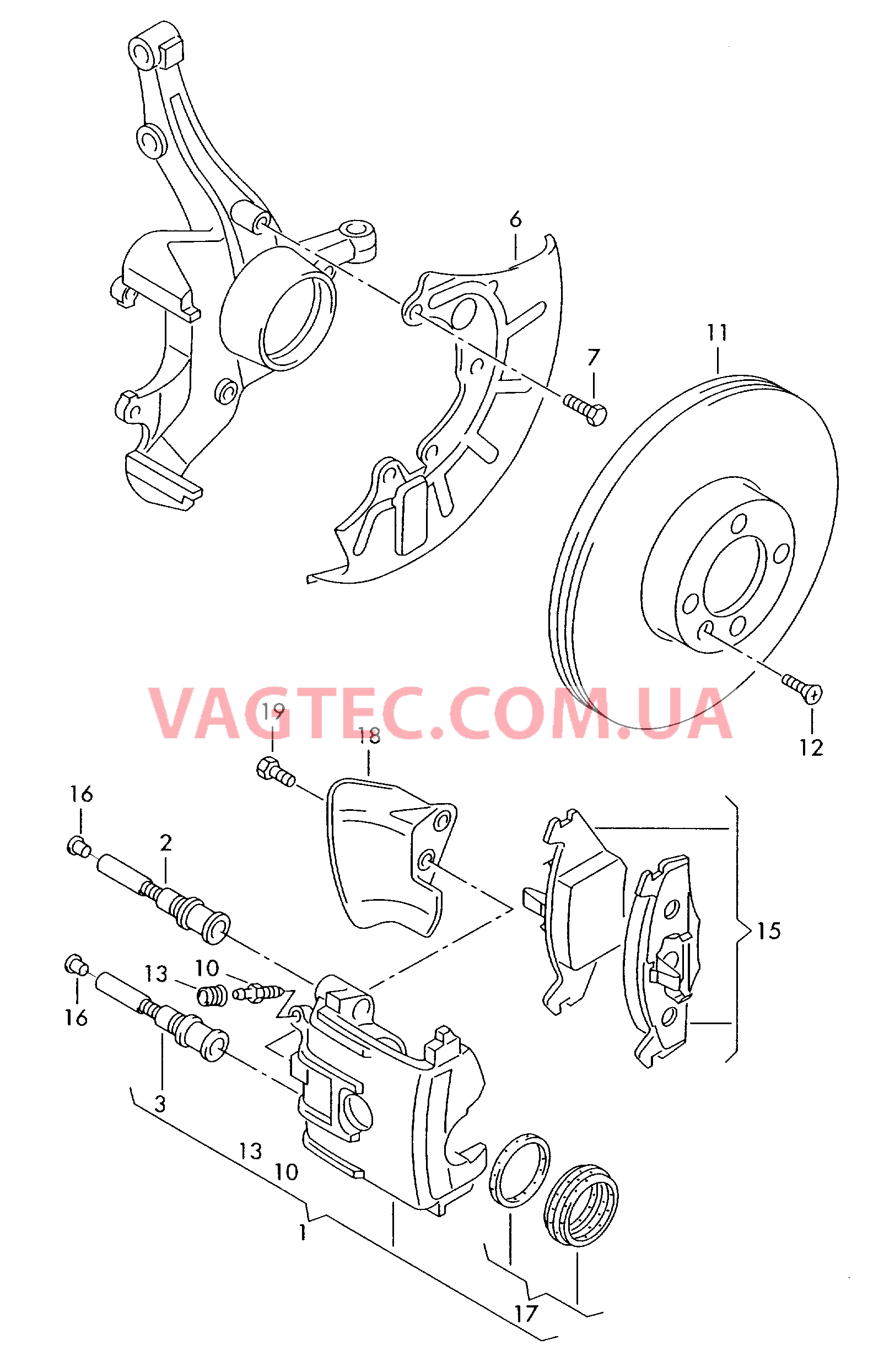  Дисковые тормоза, тормозные колодки, тормозной диск  VW РOLO   для VOLKSWAGEN POCC 2009