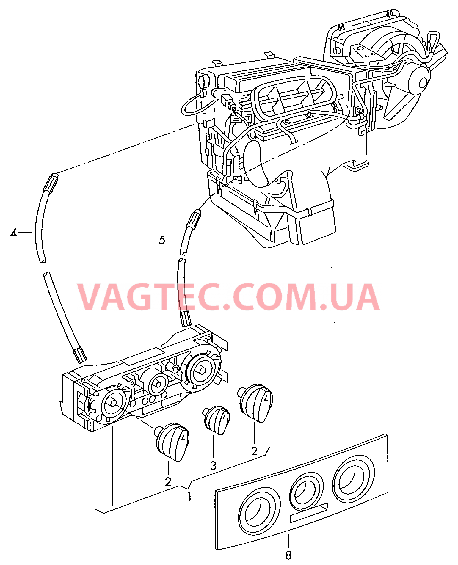 Привод Отопление Кондиционер  для SKODA Fabia 2007-1