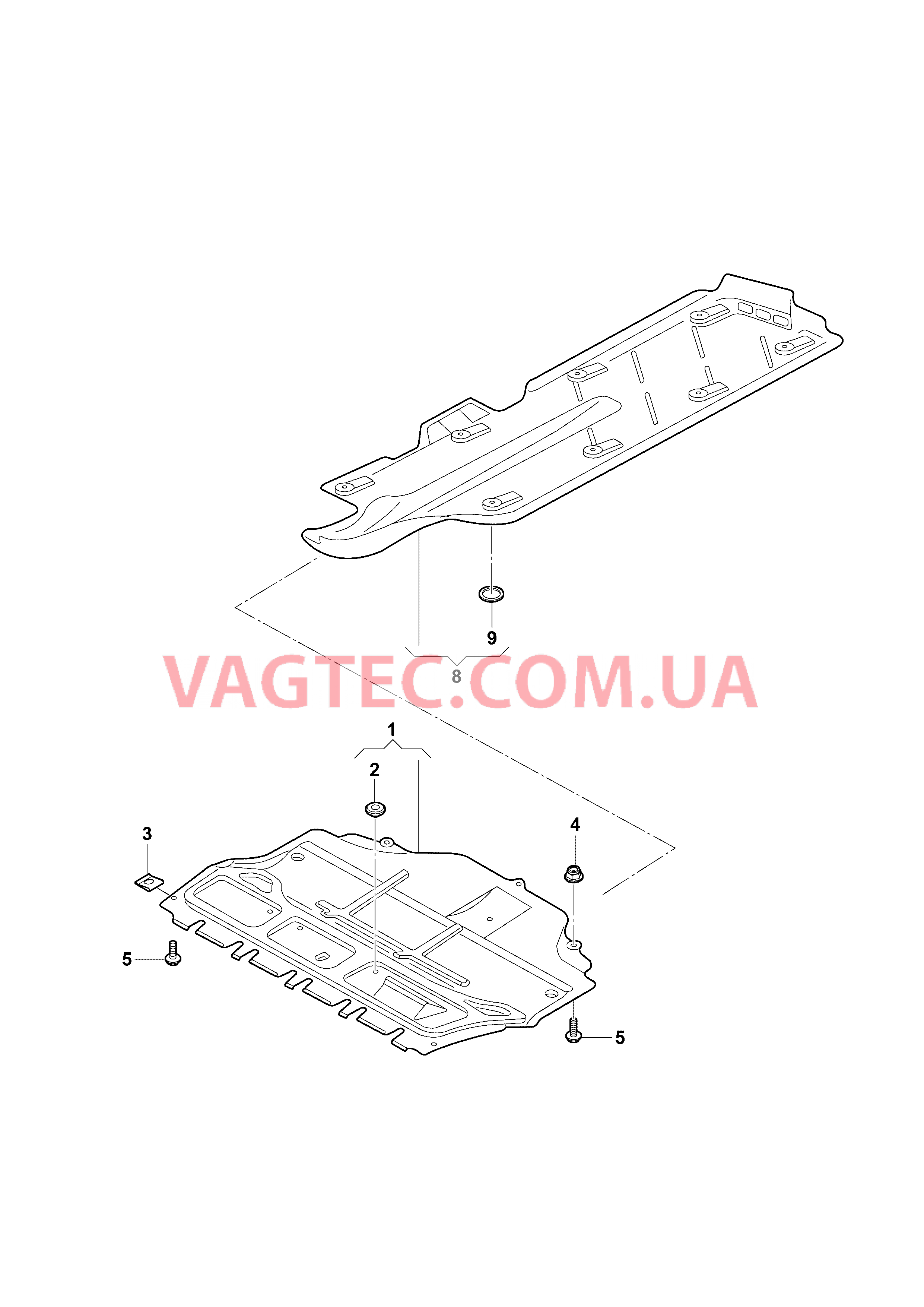 Шумоизоляция Облицовка днища  для SEAT Ibiza 2010-1