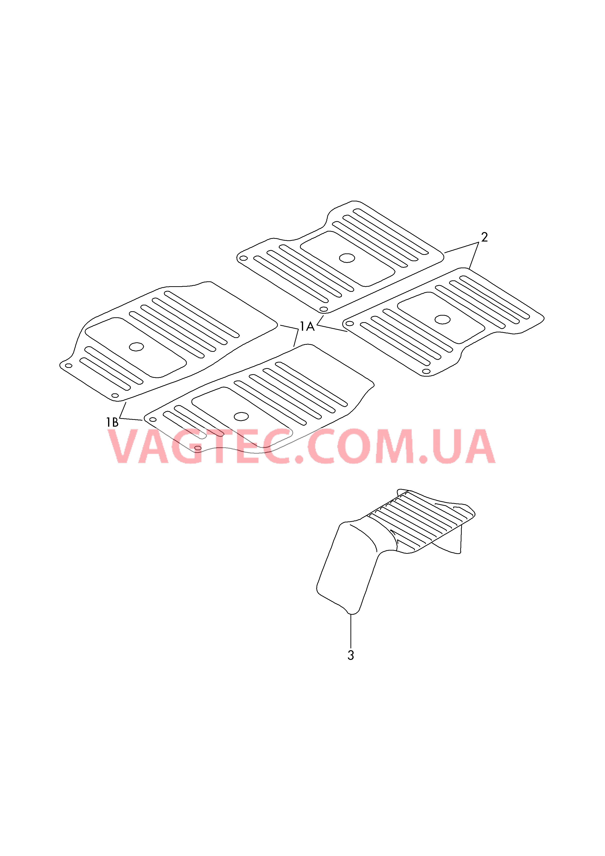 Оригинальные аксессуары 1 к-т ковриков (текстильн.м-л) 1 к-т ковриков (резиновые)  для SKODA Fabia 2017