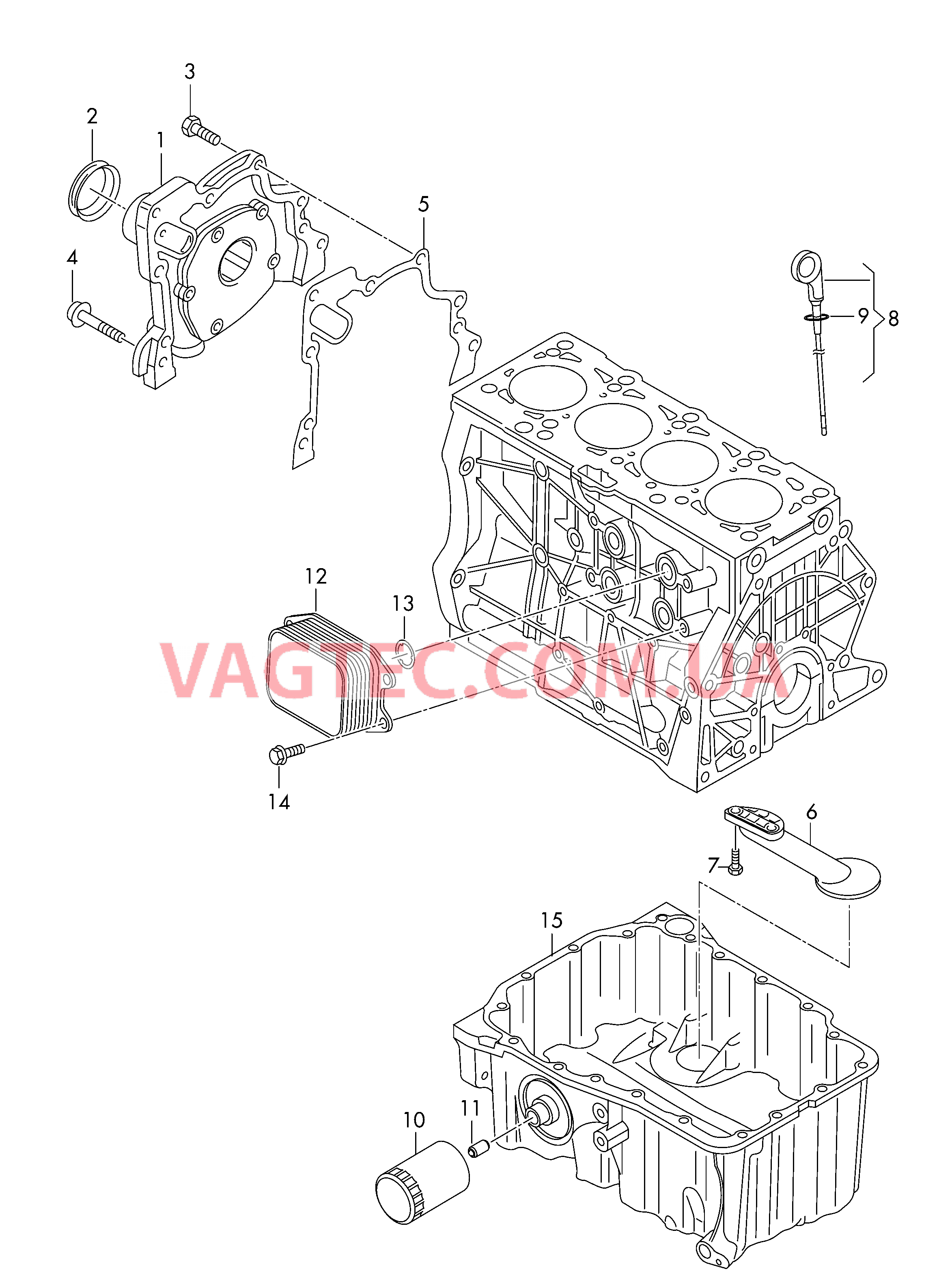 Насос, масляный Фильтр, масляный Маслоизмерительный щуп  для VOLKSWAGEN Beetle.Cabriolet 2019