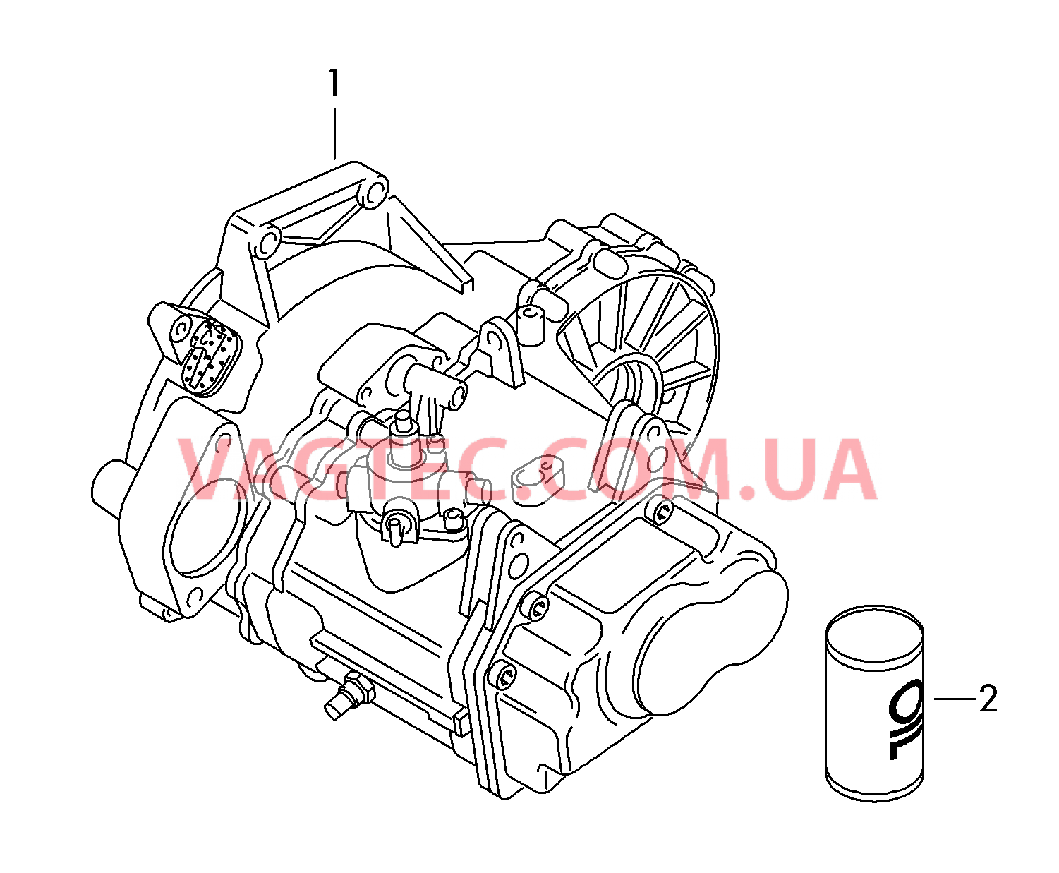 6-ступ. механическая КП  для VOLKSWAGEN Polo 2010-1