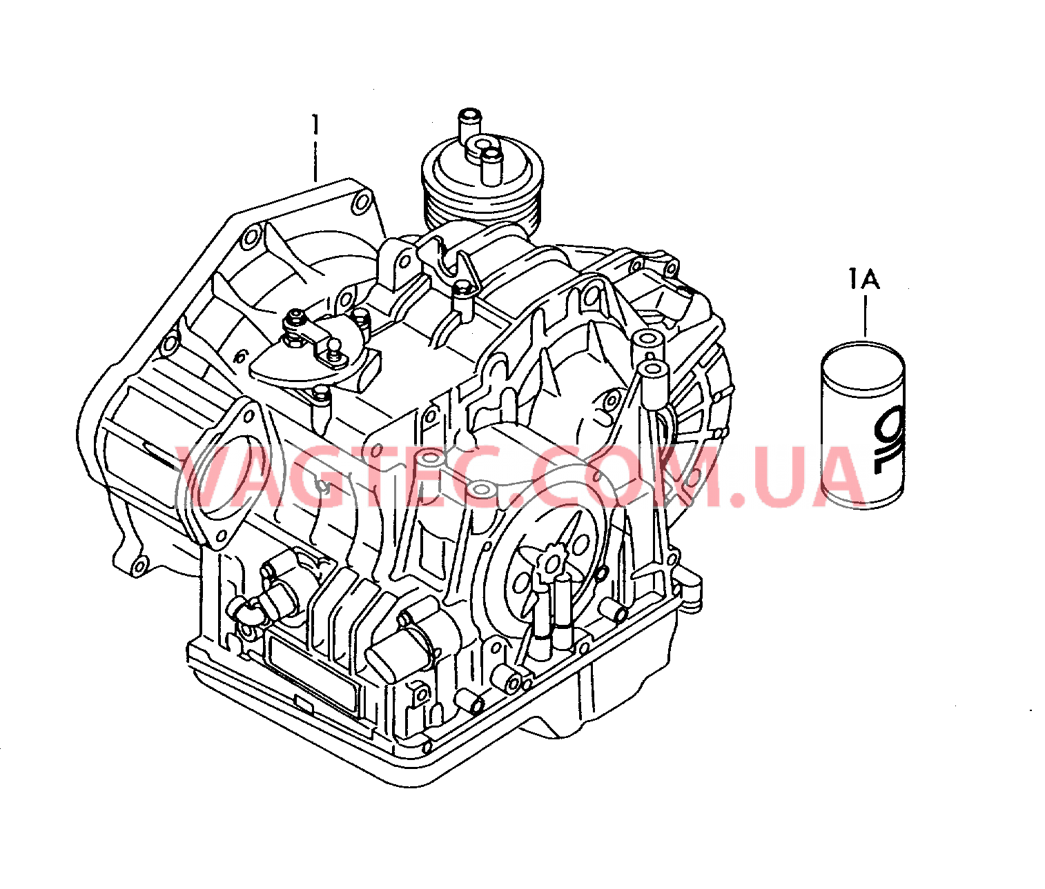 AКП в сборе 6-ступенчатая АКП  для VOLKSWAGEN Jetta 2009-1