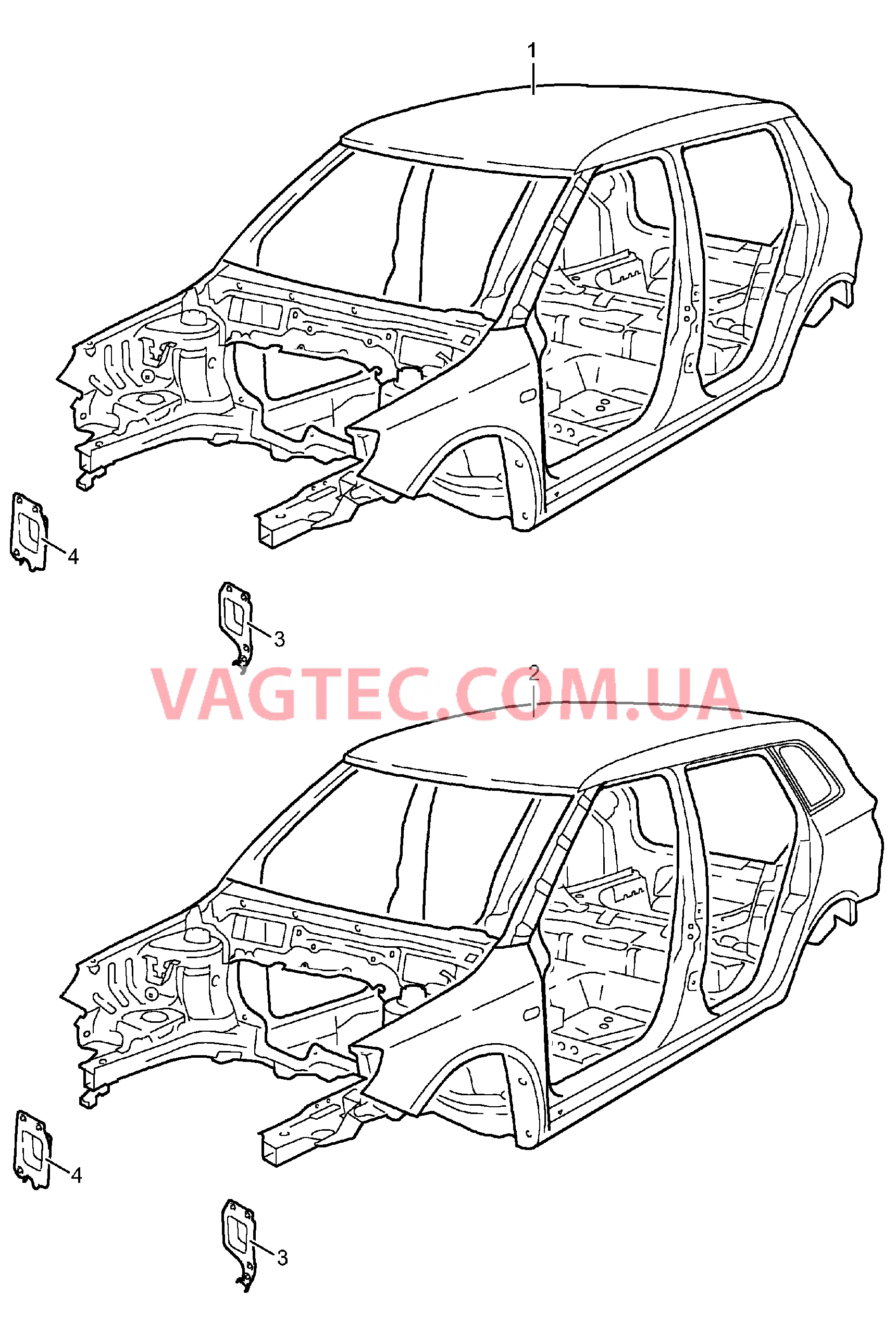 Кузов  для SKODA Fabia 2015