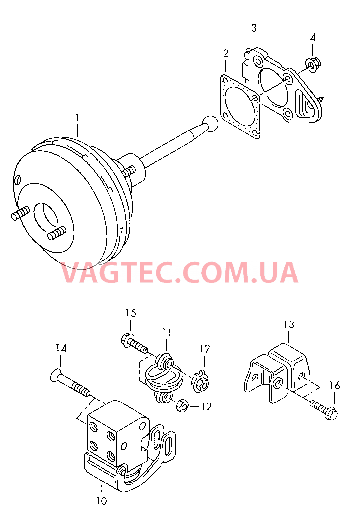 Усилитель тормозного привода Регулятор тормозных сил  для SEAT Ibiza 2002-1