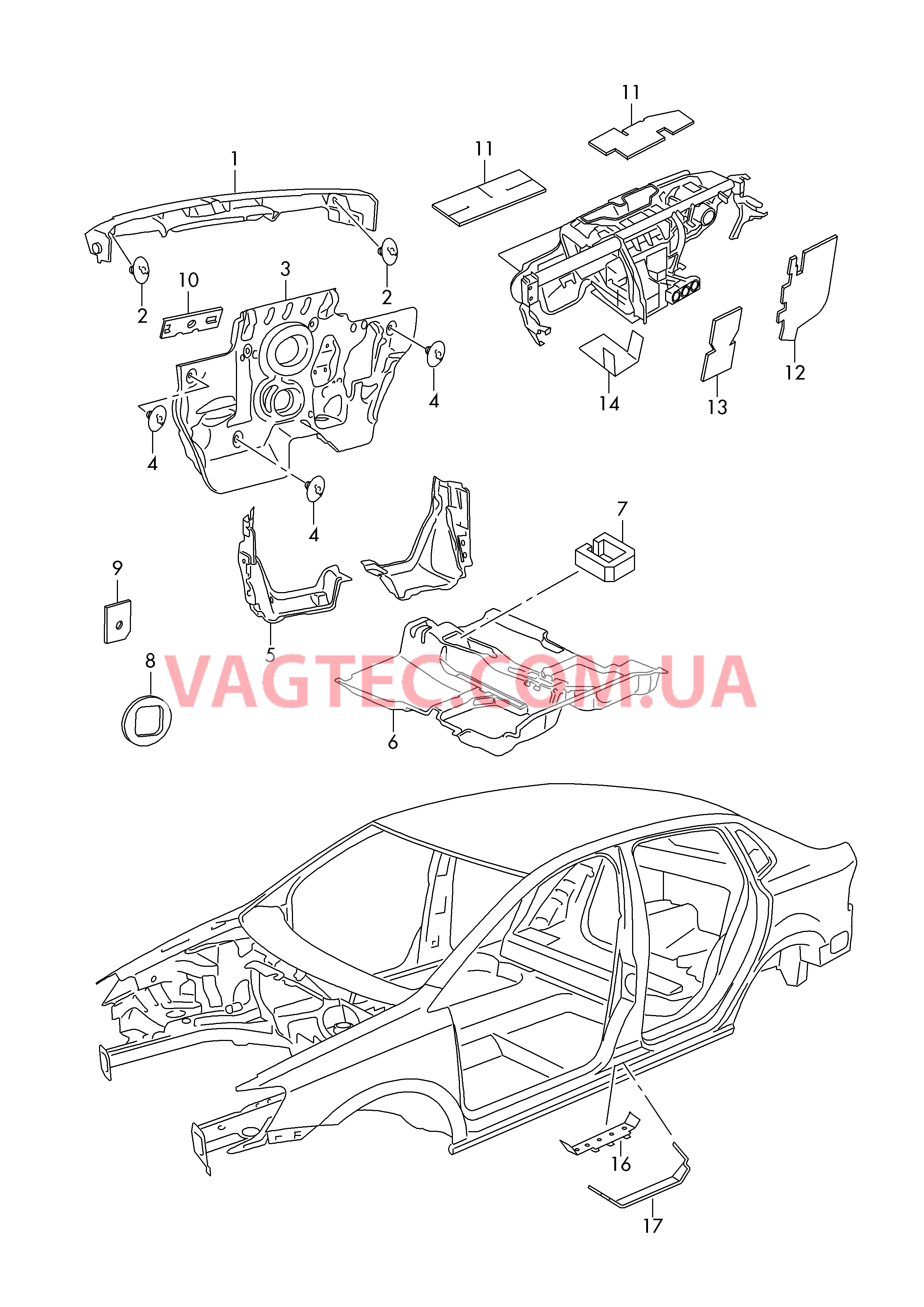 Гаситель  для SKODA Fabia 2015-1