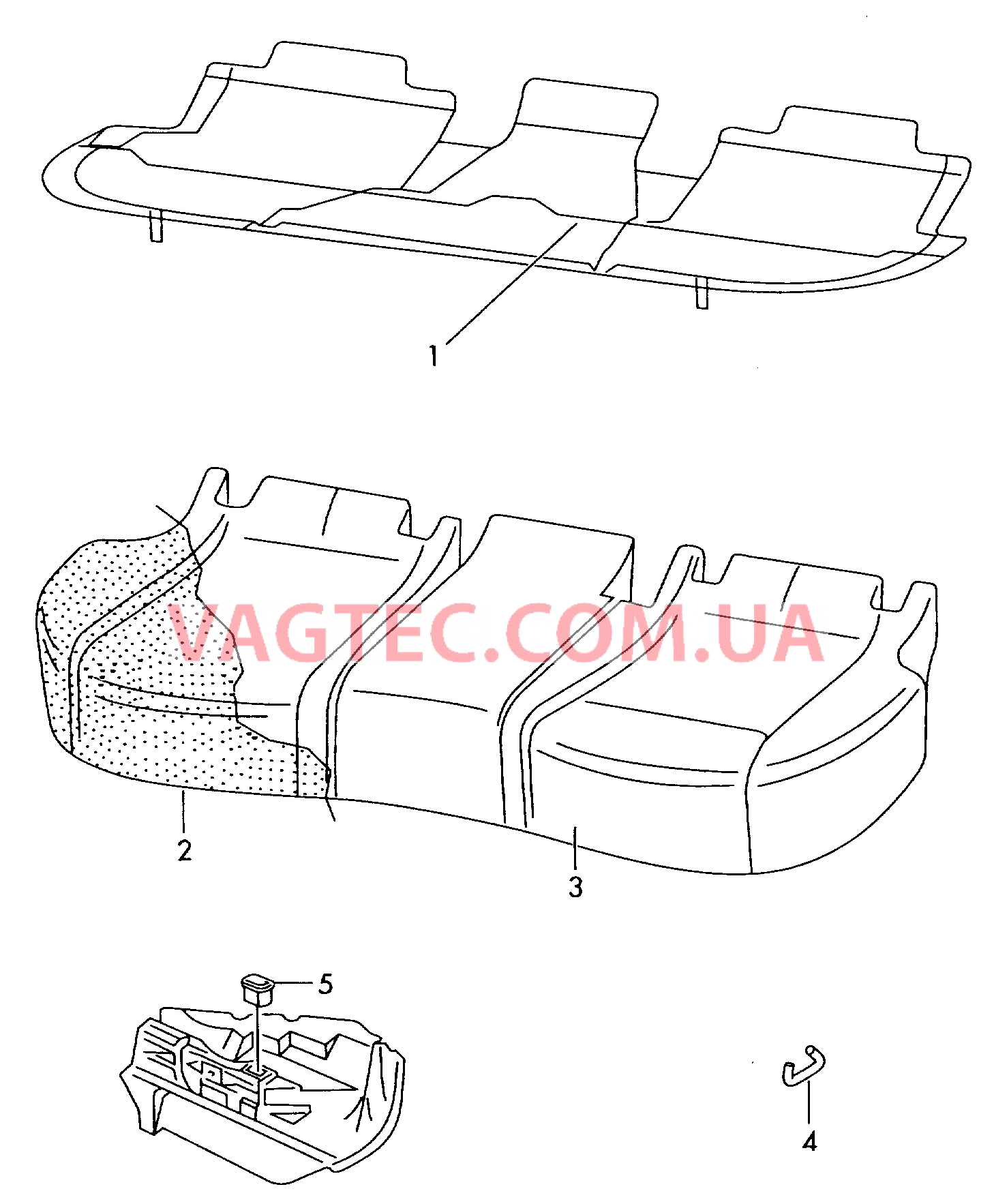 Cиденье ковшеобразной формы  для SKODA Superb 2008-1