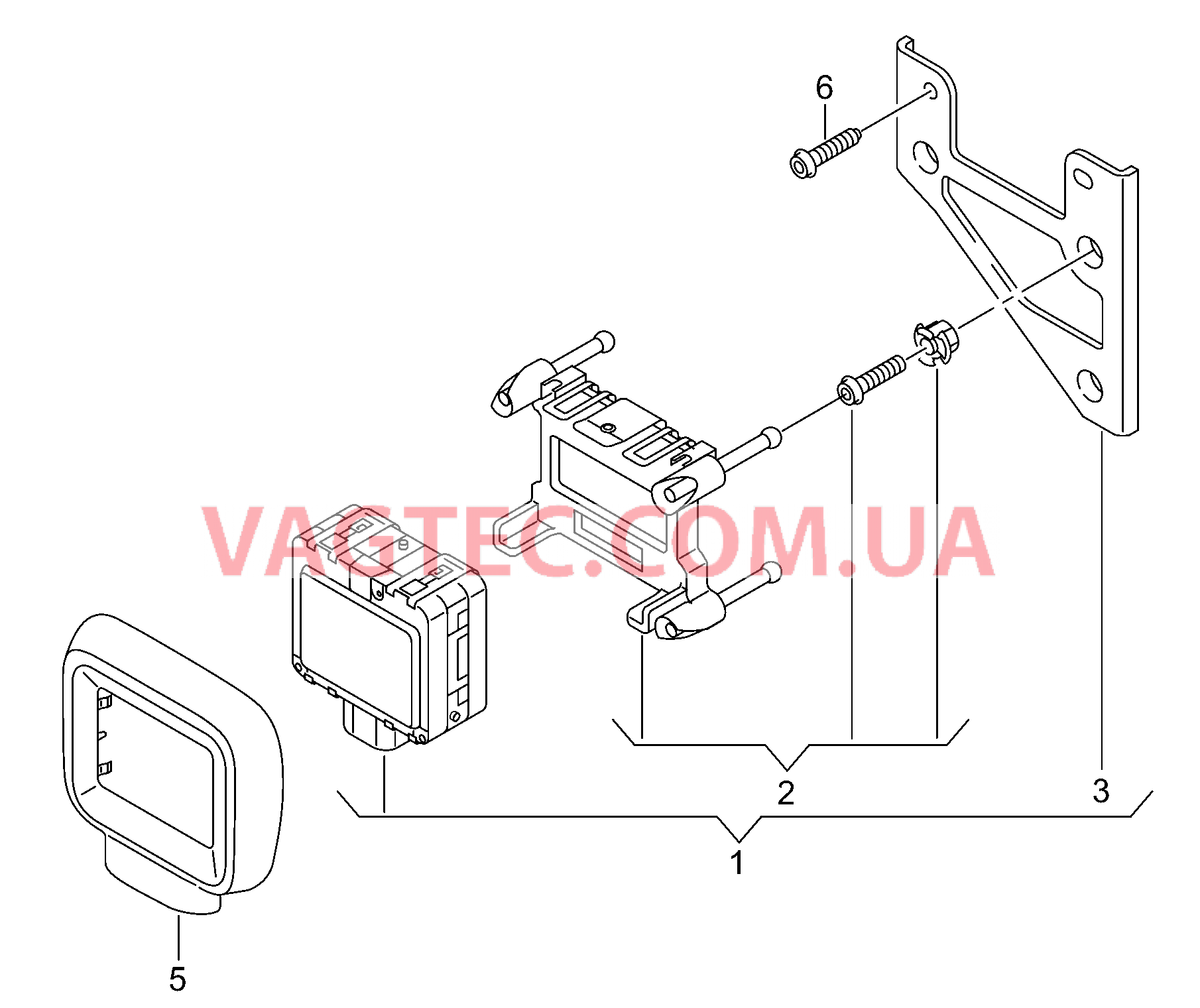 Радарный датчик  ================== для VOLKSWAGEN GOLF 2018