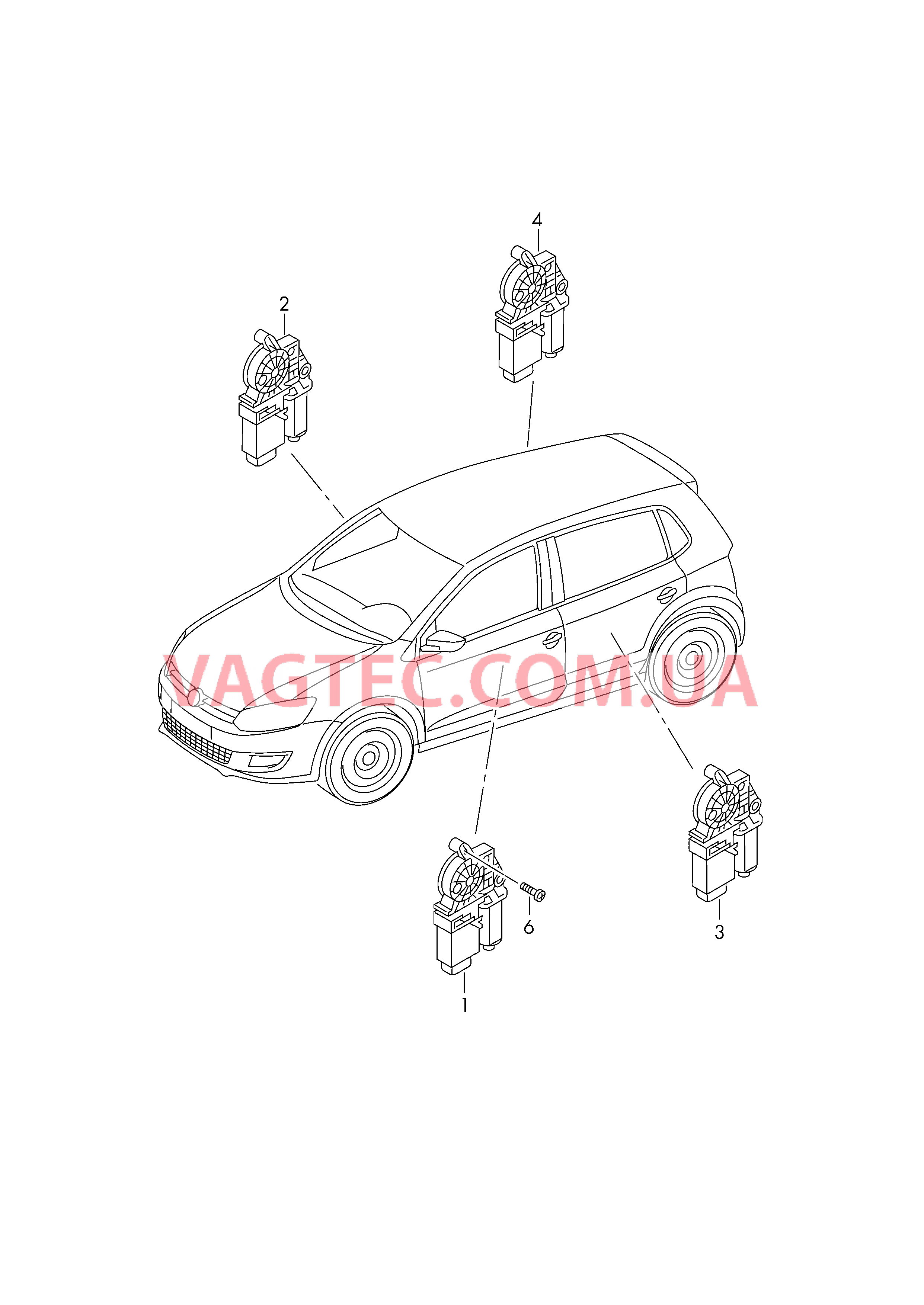 Эл.двигатель стеклоподъёмника для а/м с электростеклоподъёмниками  для SKODA Fabia 2015-1