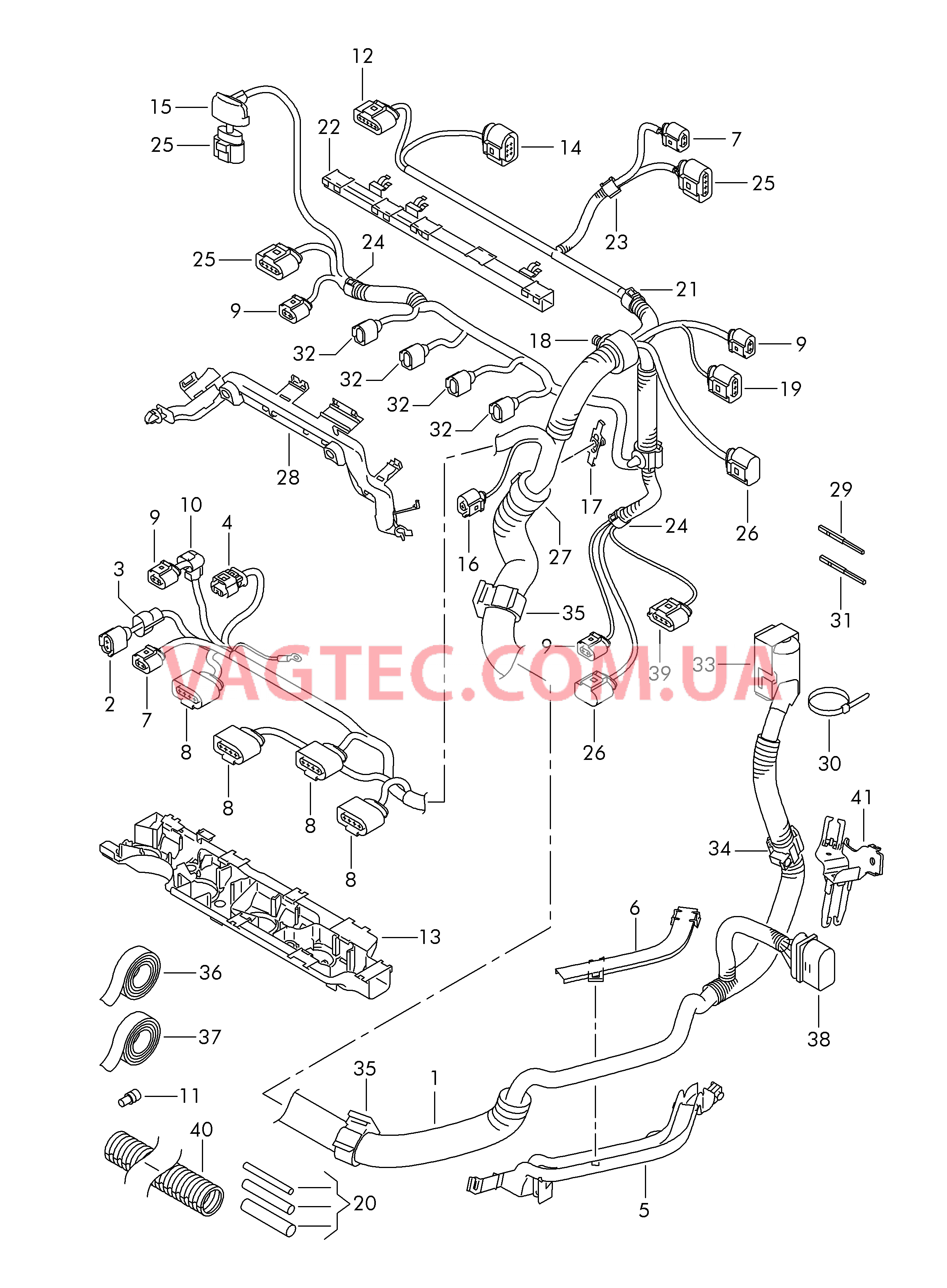 Жгут проводов для двигателя  для SEAT Ibiza 2015