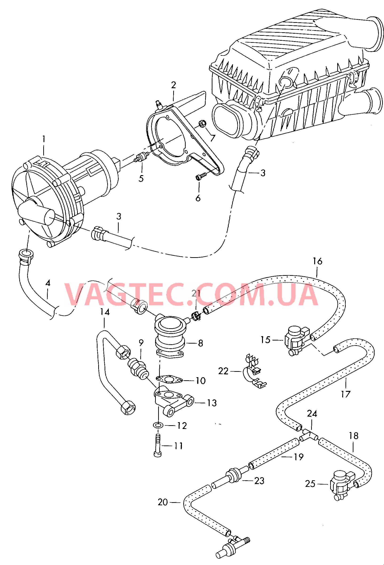 Насос вторичного воздуха  для AUDI A3 2006