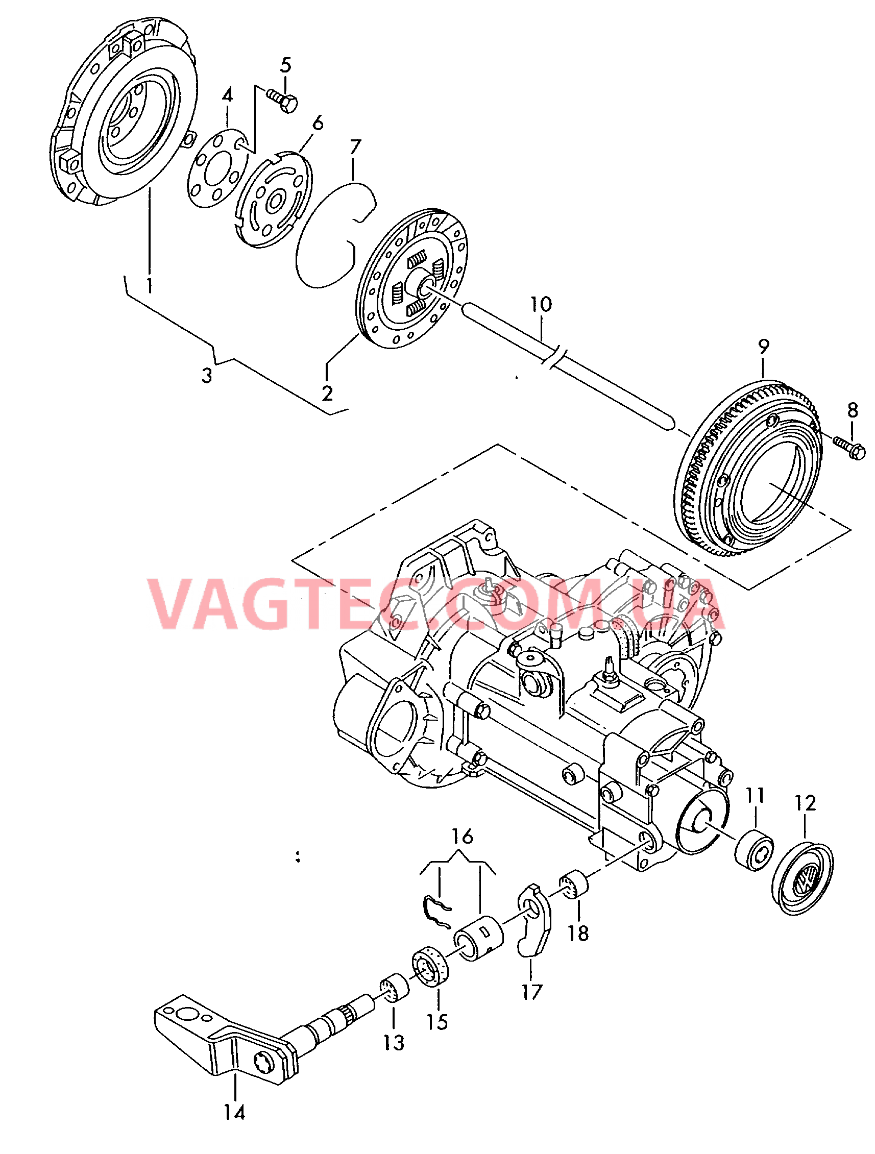 Cцепление/муфта  для VOLKSWAGEN GOLF 2005-1