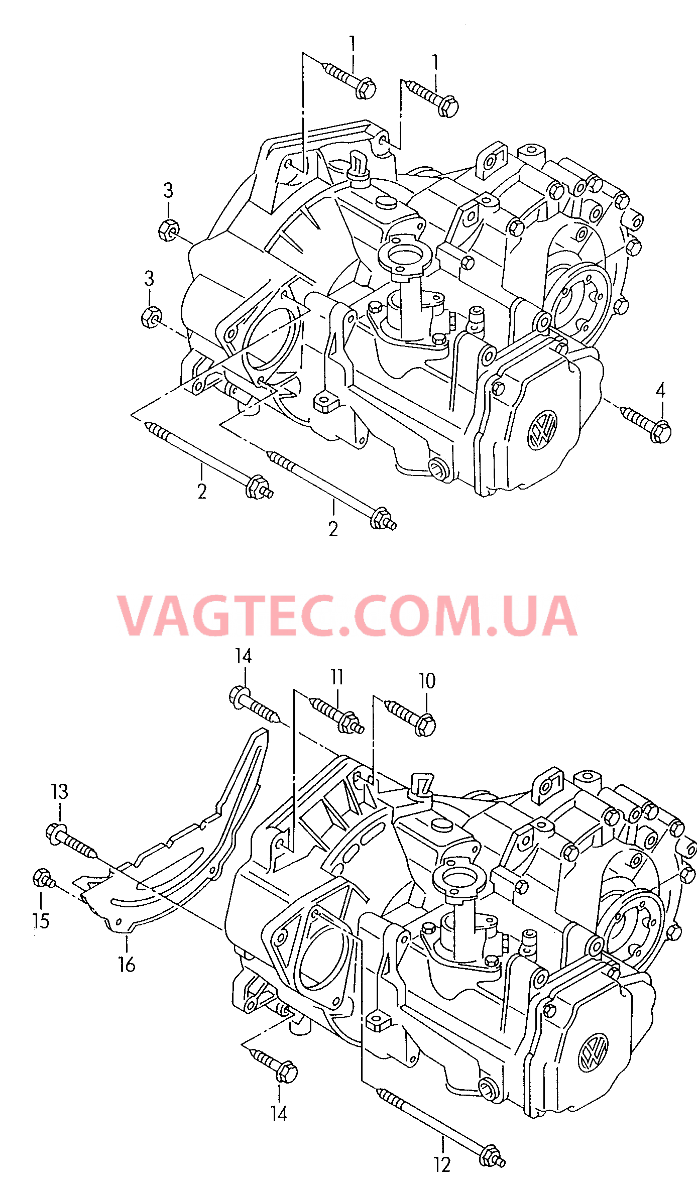 Детали крепления для двигателя и КП  5-ступенч. коробка передач для полного привода  для SKODA Octavia 2004