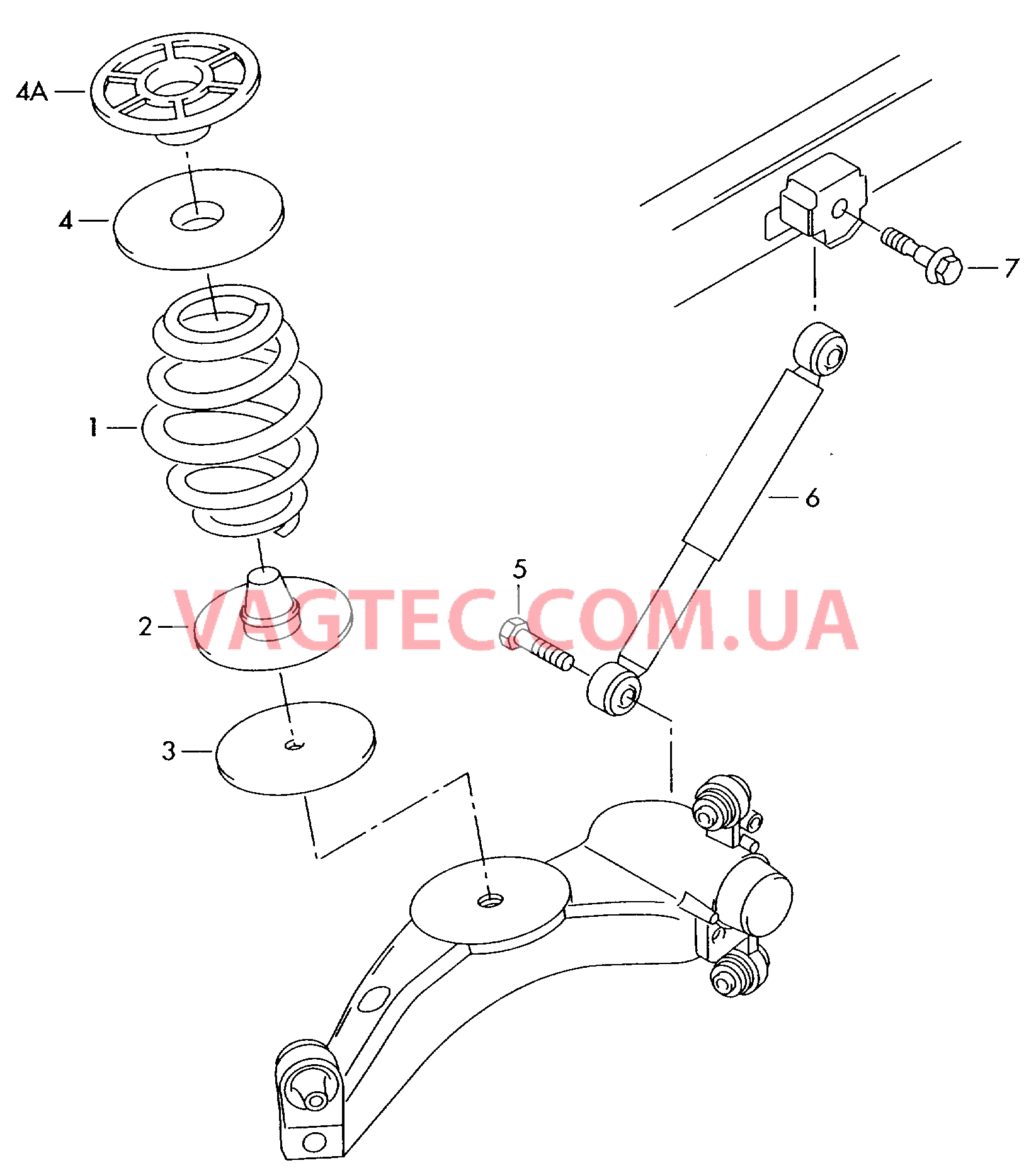 Подвеска Амортизатор  для VOLKSWAGEN GOLF 2006