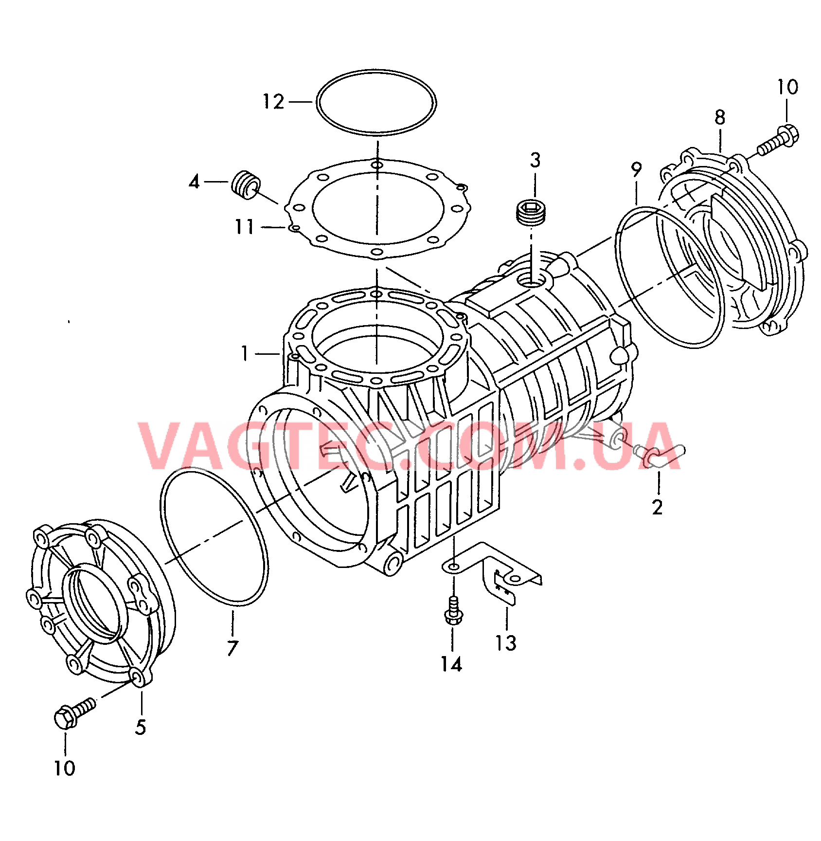  VW GOLF Картер главной передачи  для VOLKSWAGEN GOLF 2000