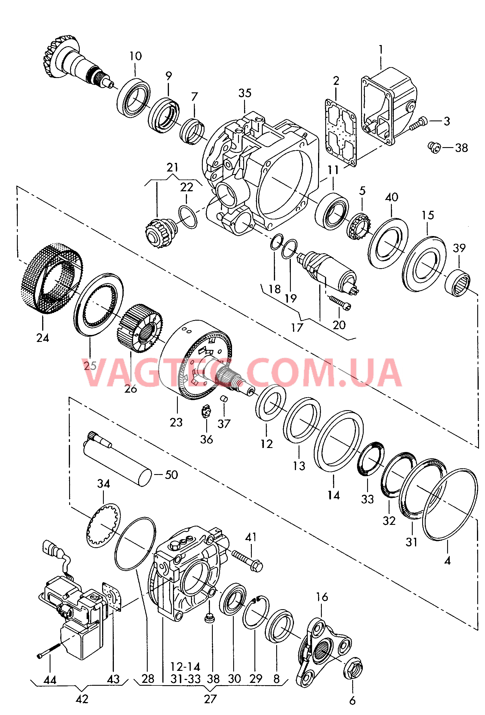 ALLRADKUPPLUNG Блок управления полного привода  Подкачивающий насос  для SKODA Octavia 2006