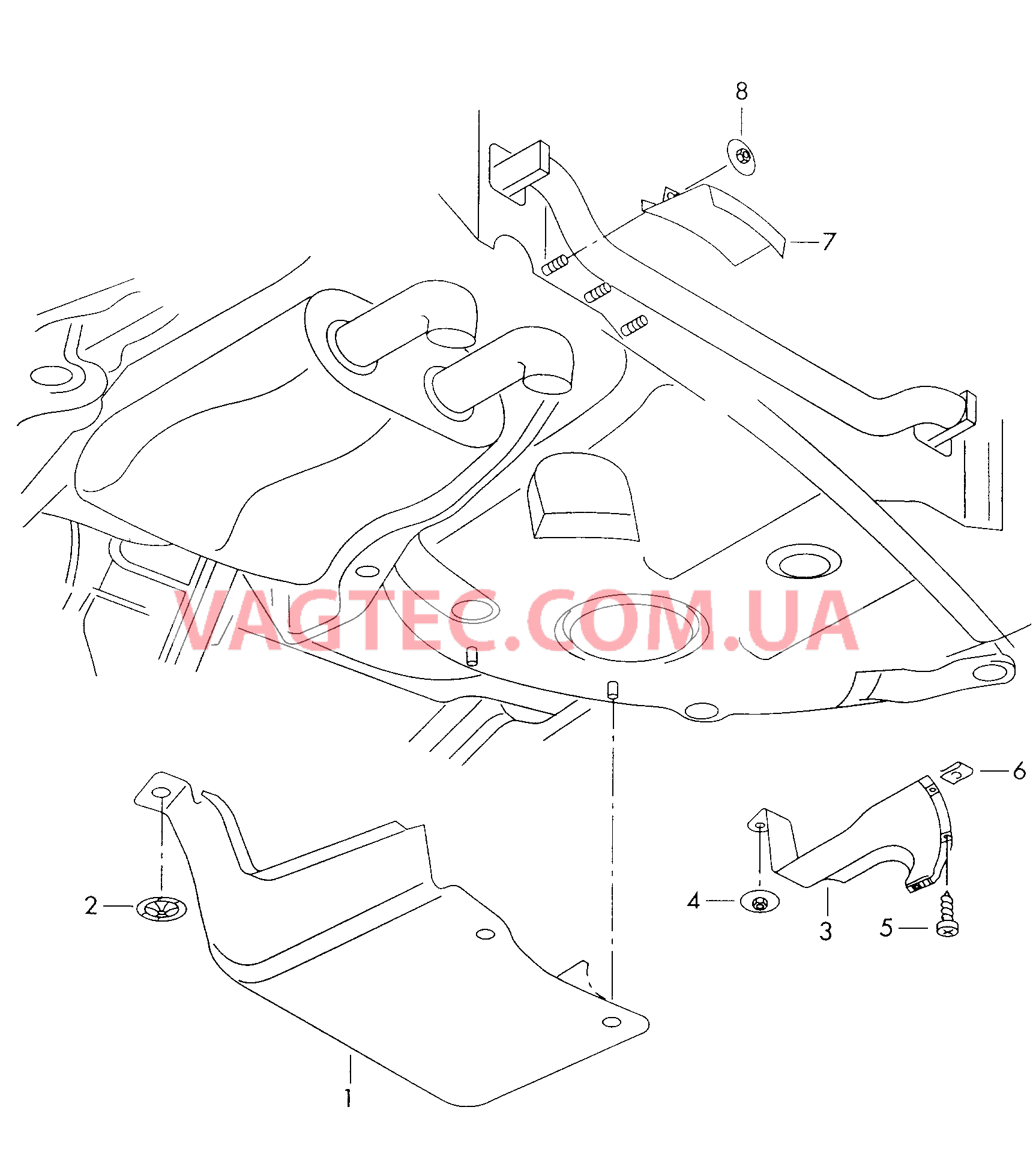 Облицовка Детали нижней части кузова SKODA OCTAVIA   для SKODA Octavia 2000