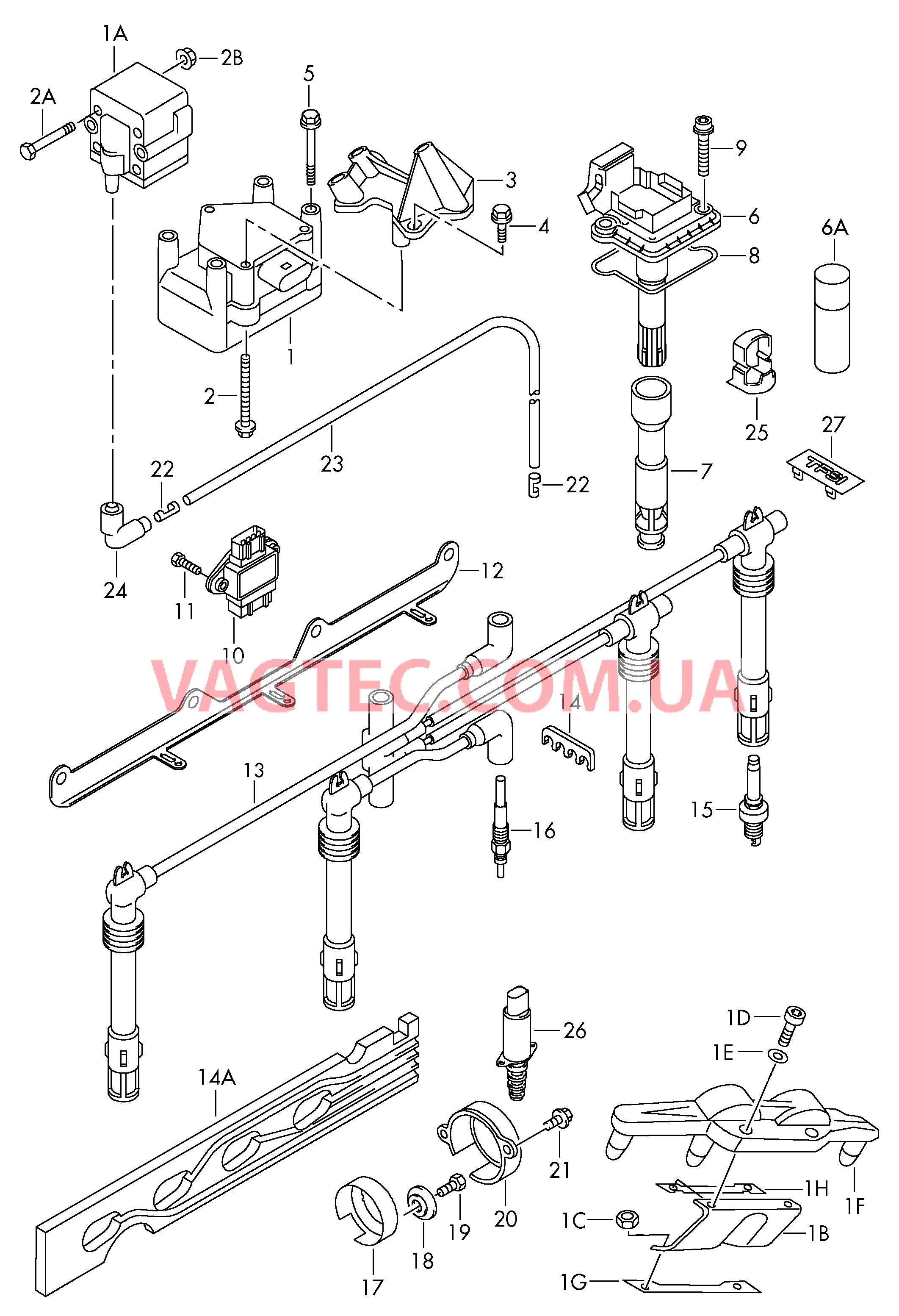 Cписок распределителей зажиг.  для SEAT CO 2002