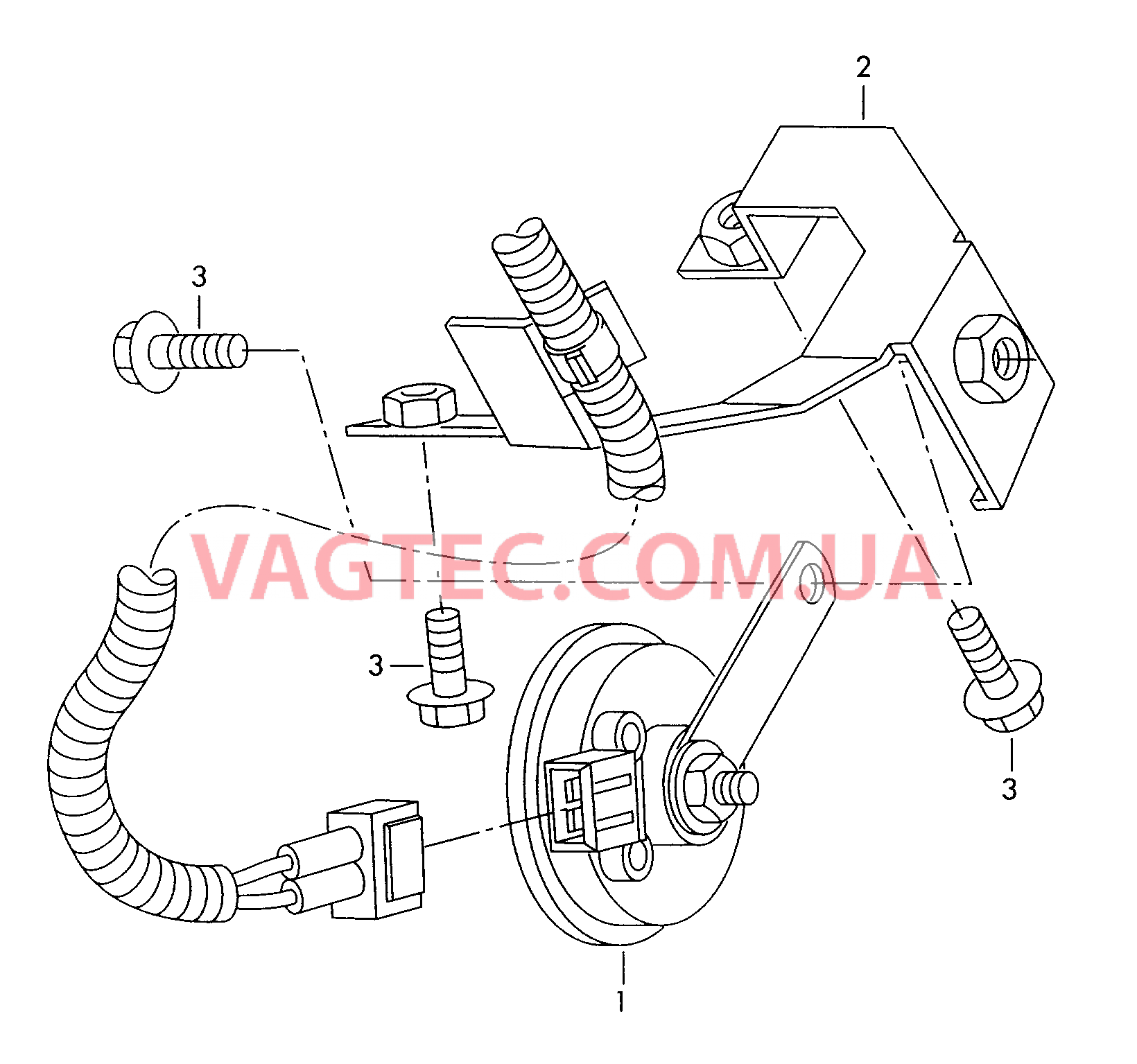 Cигнал звуковой  для SKODA Octavia 2002