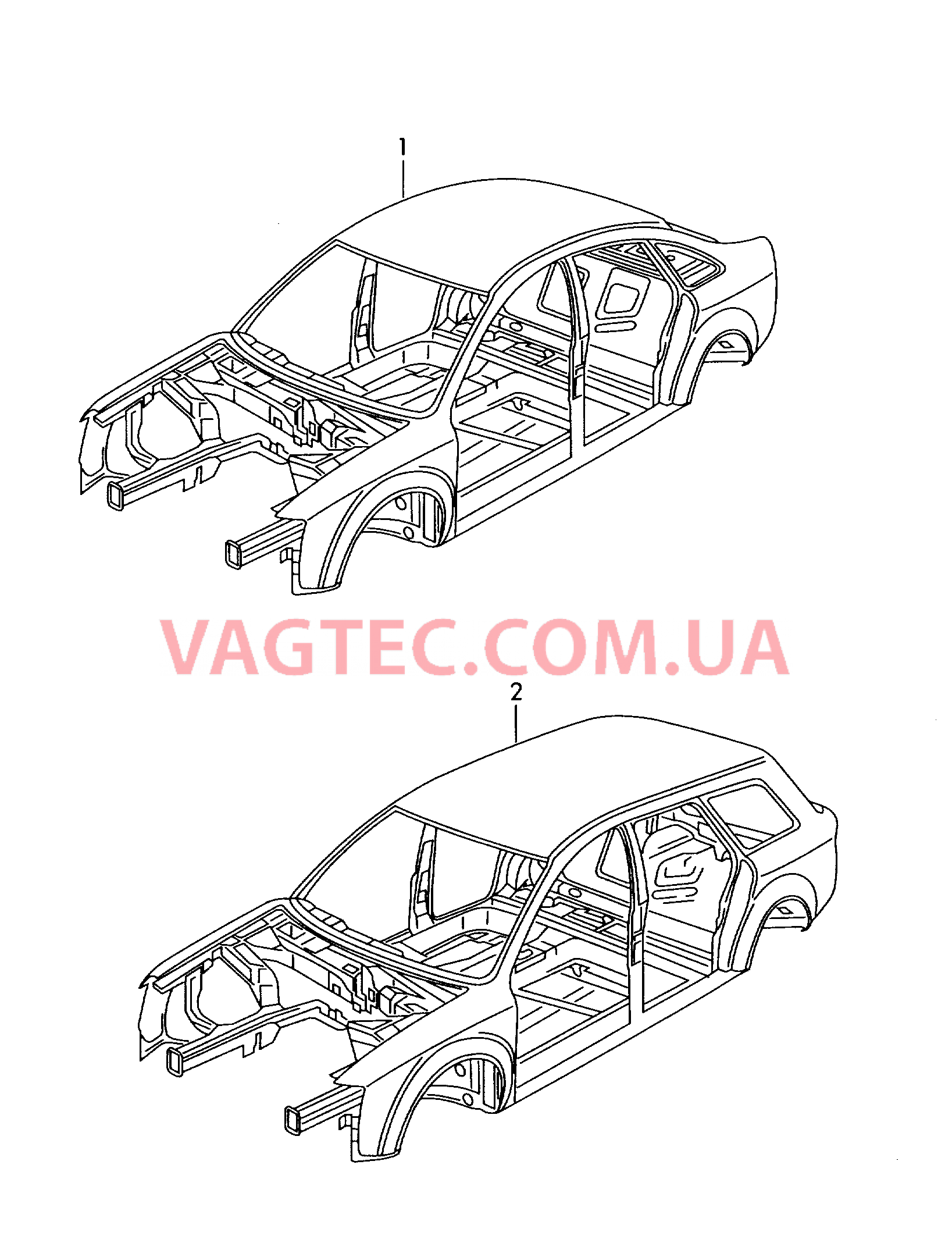 Кузов  для SKODA Rapid 2018