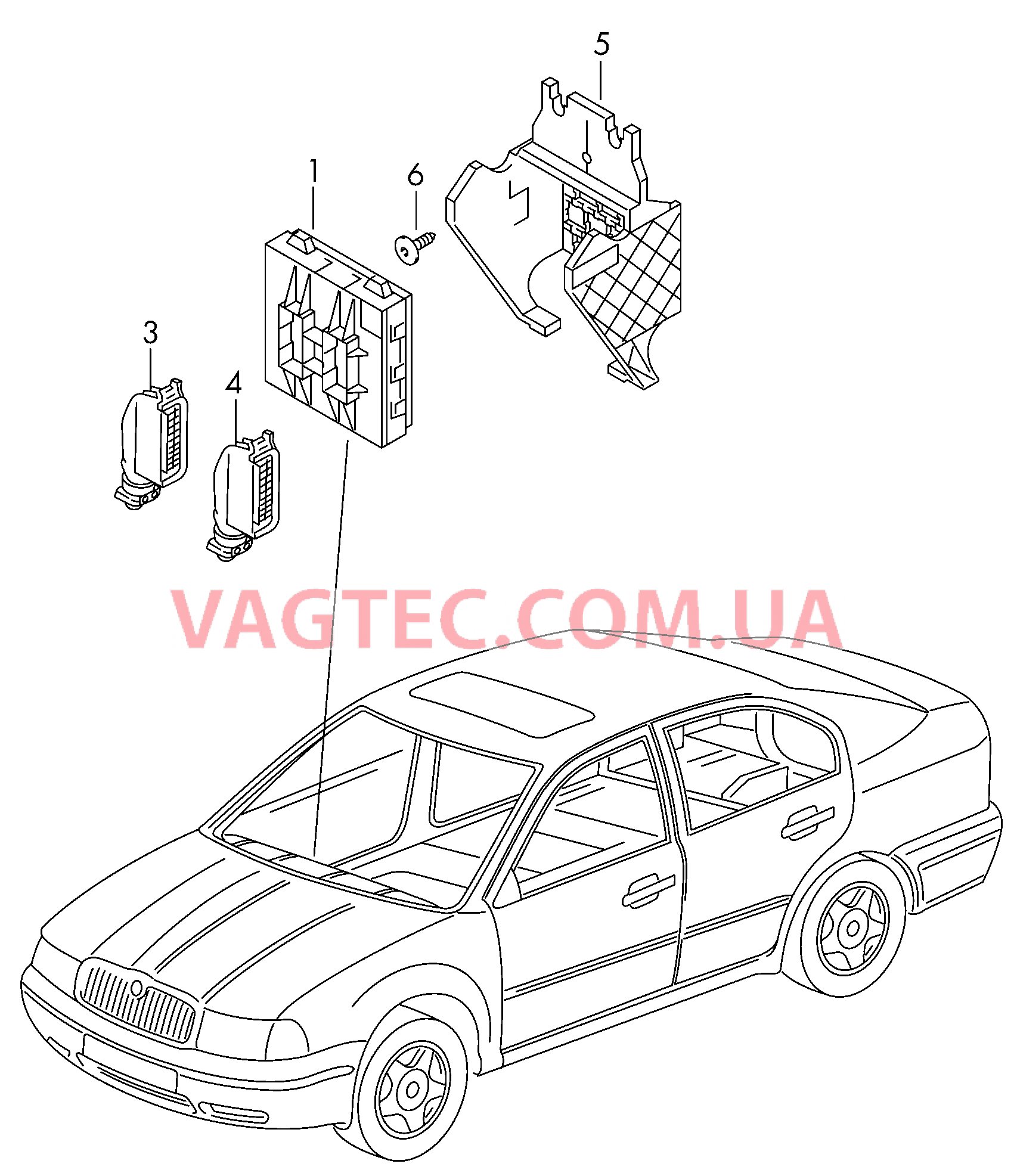 БУ (BCM) систем комфорта, межсетевого интерфейса и бортовой сети  для SEAT Toledo 2014