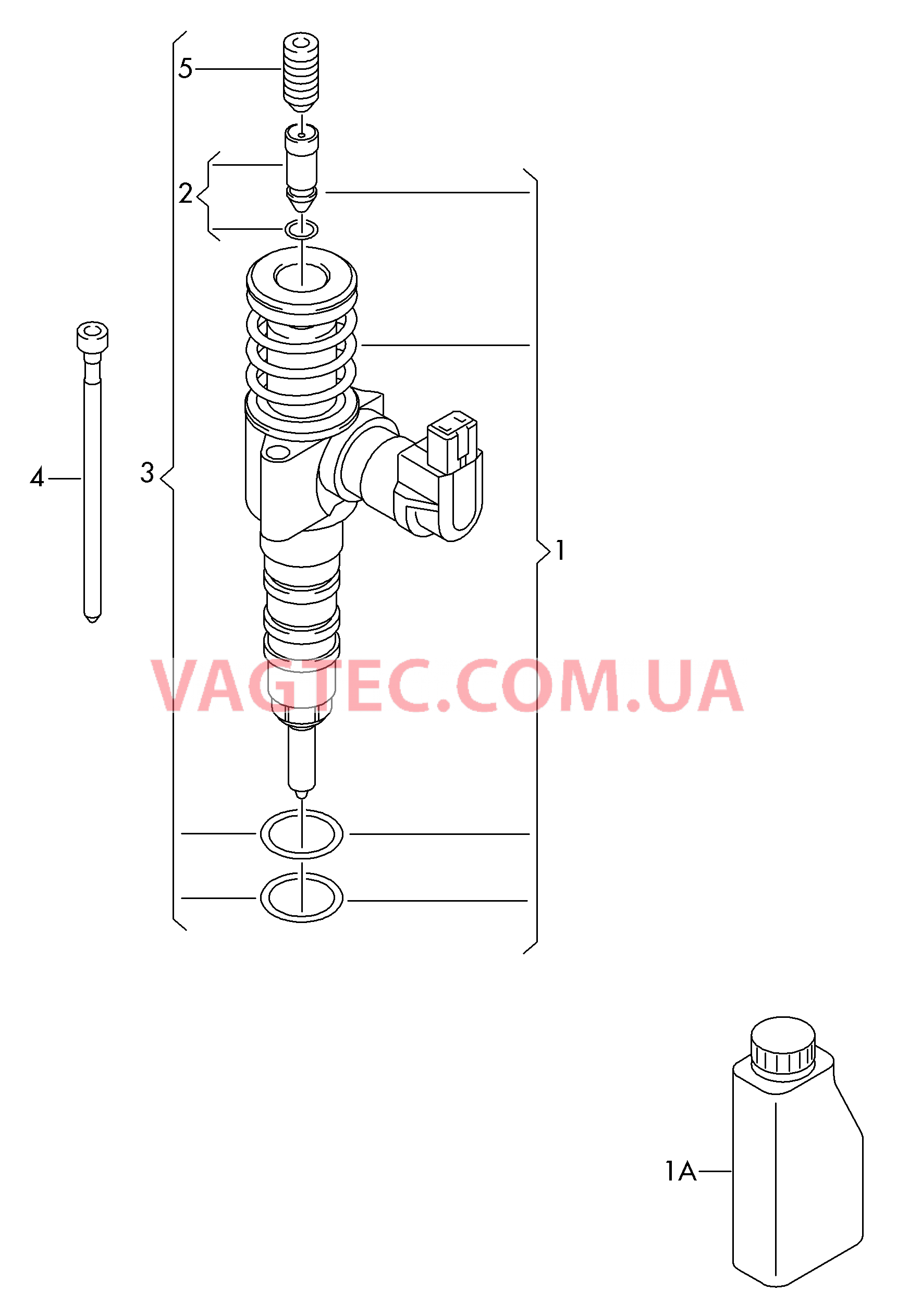 Насос-форсунка  для SKODA Octavia 2007-1