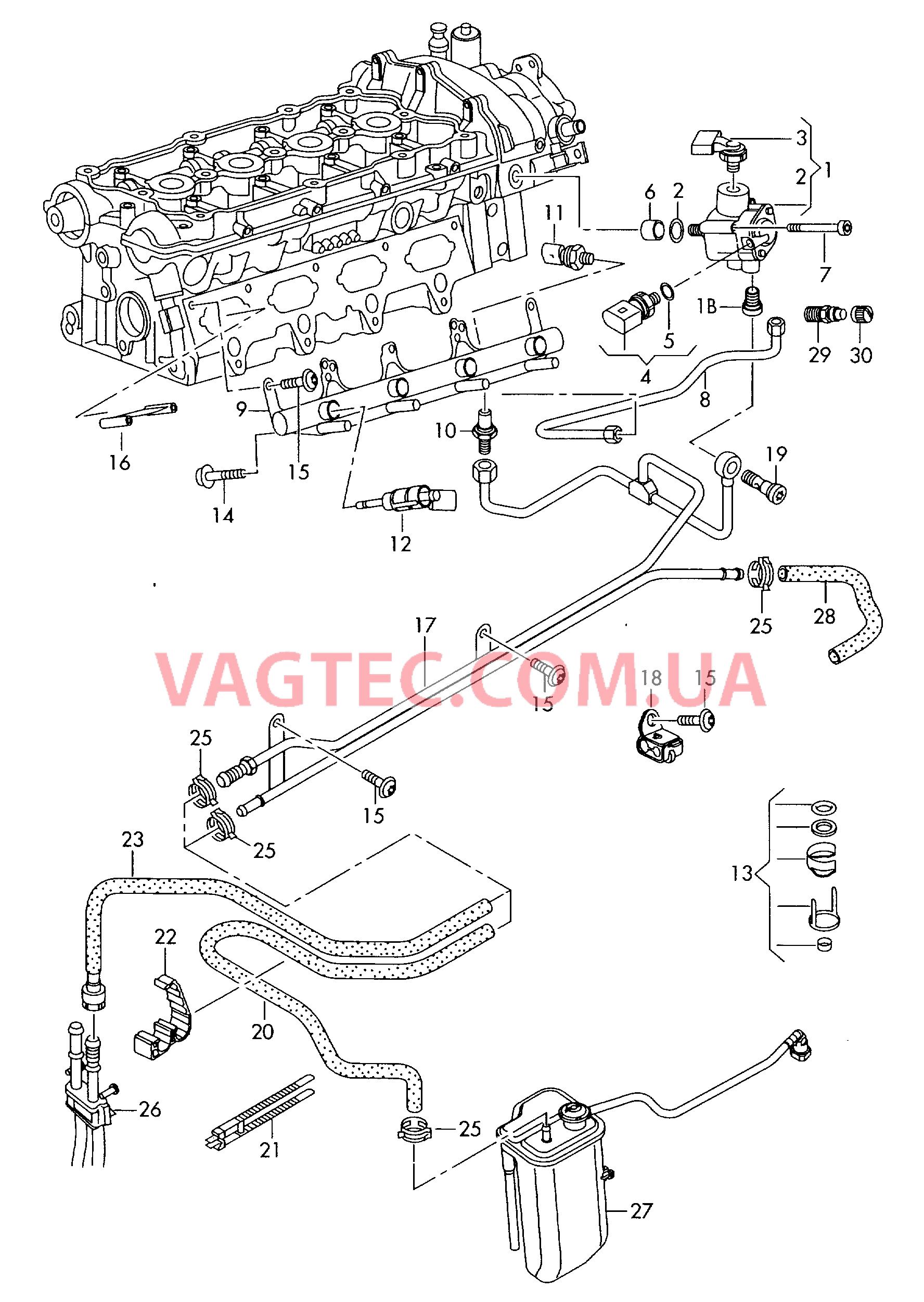 Насос высокого давления Распределитель топлива Форсунка F             >> 8E-6-266 700 для AUDI A4Q 2007