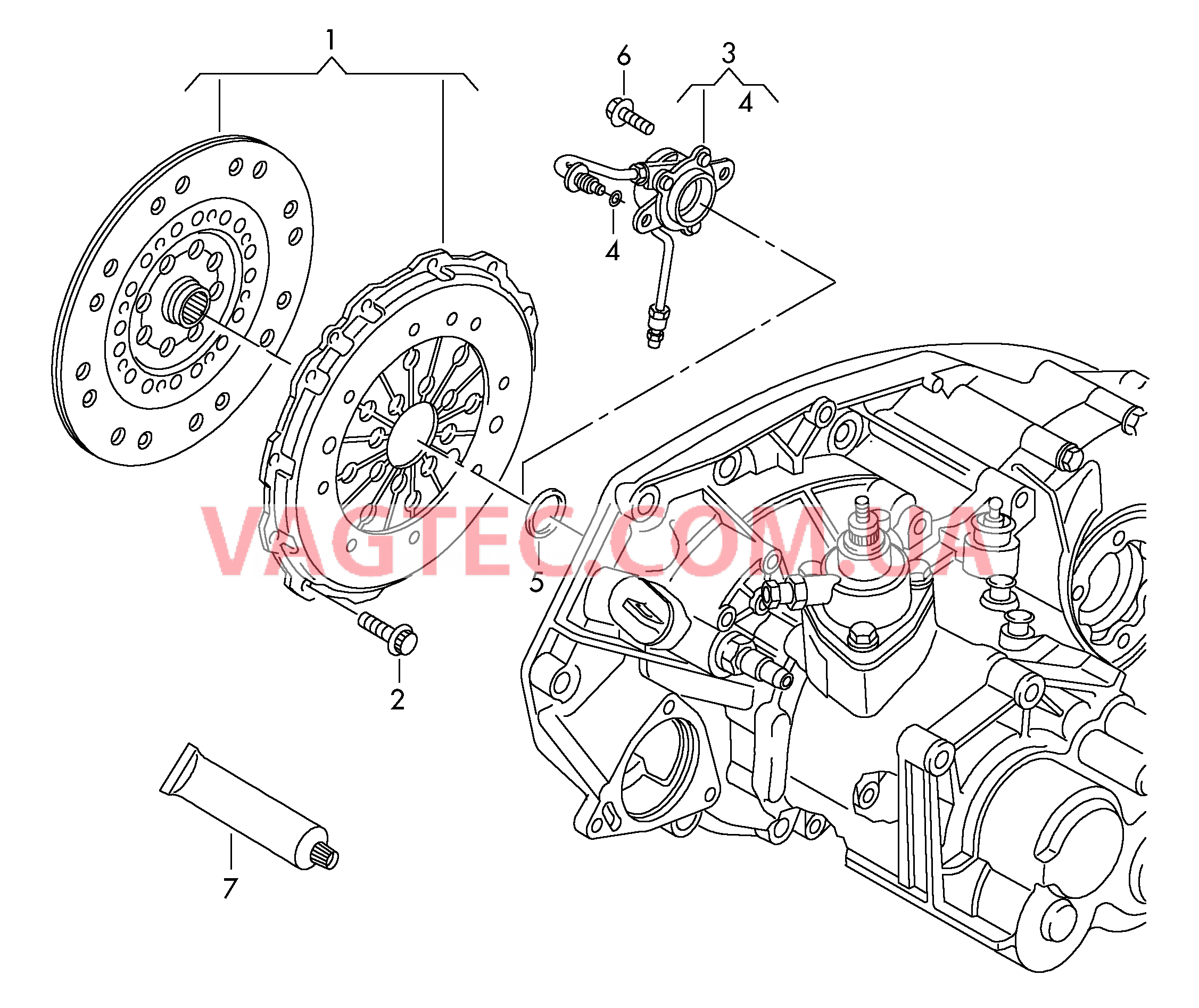 Cцепление/муфта  для VOLKSWAGEN Passat 2017