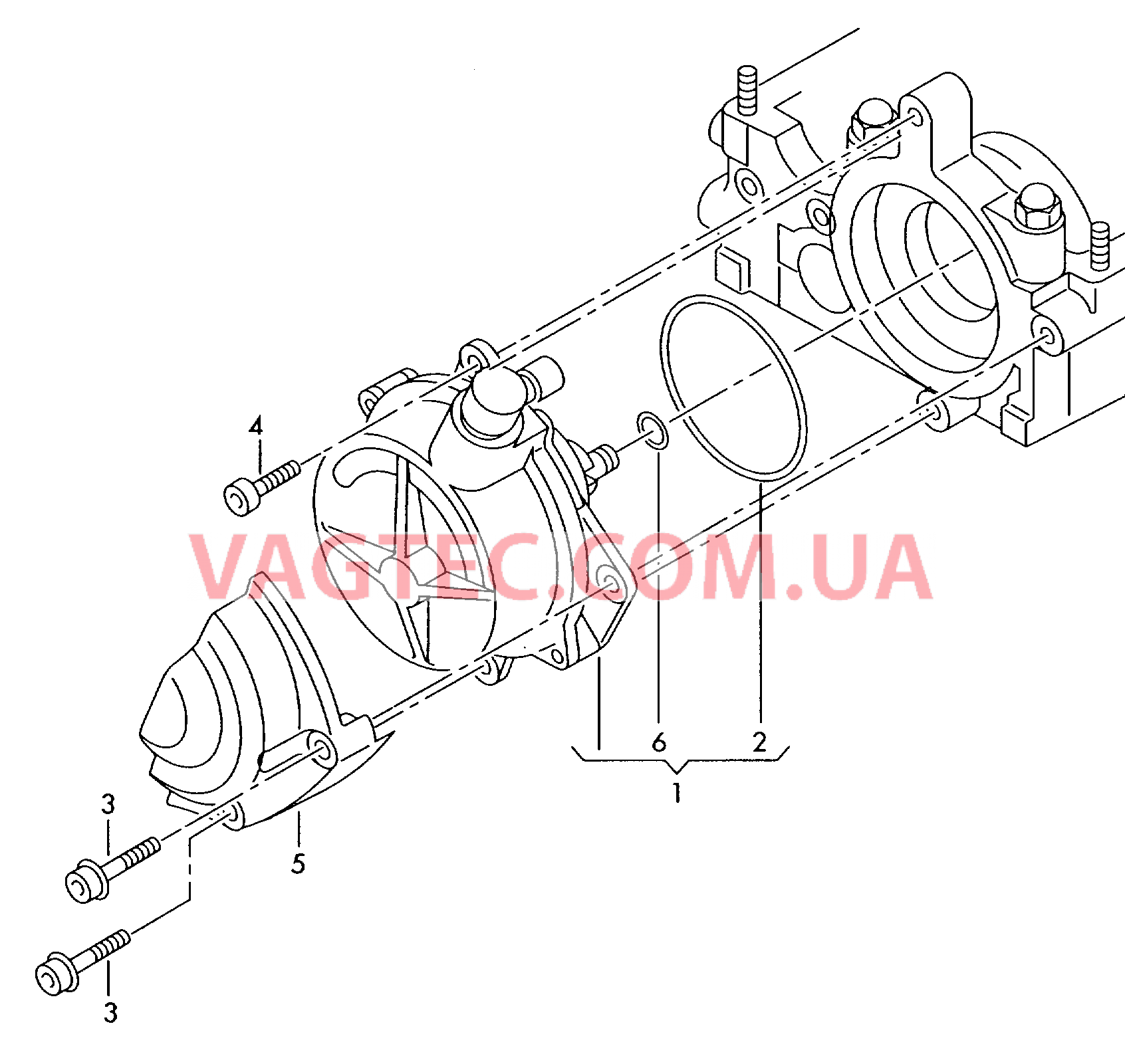 Вакуумный насос  для AUDI A4Q 2008