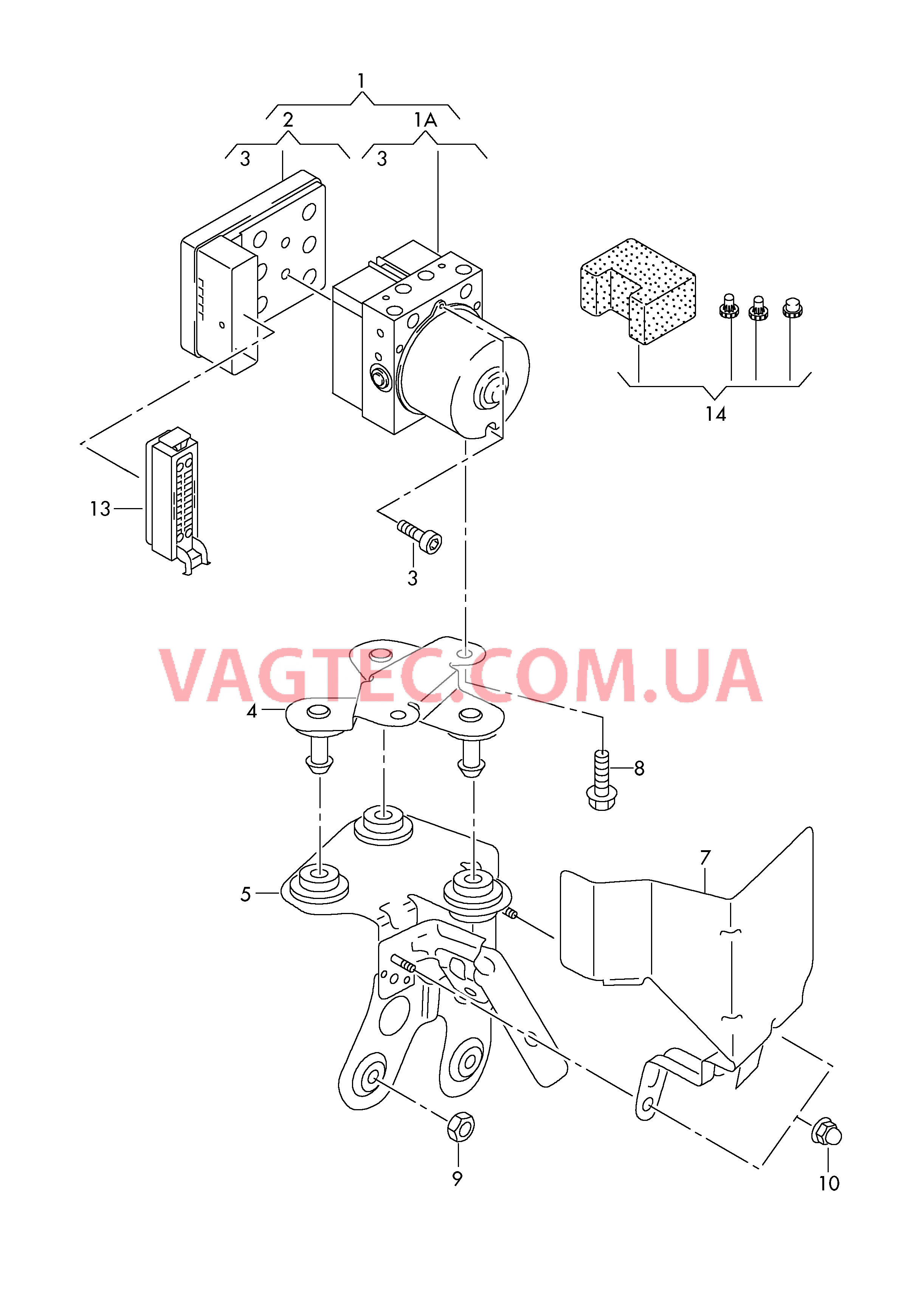 Cистема                 -ABS-  для SKODA Octavia 2004-1