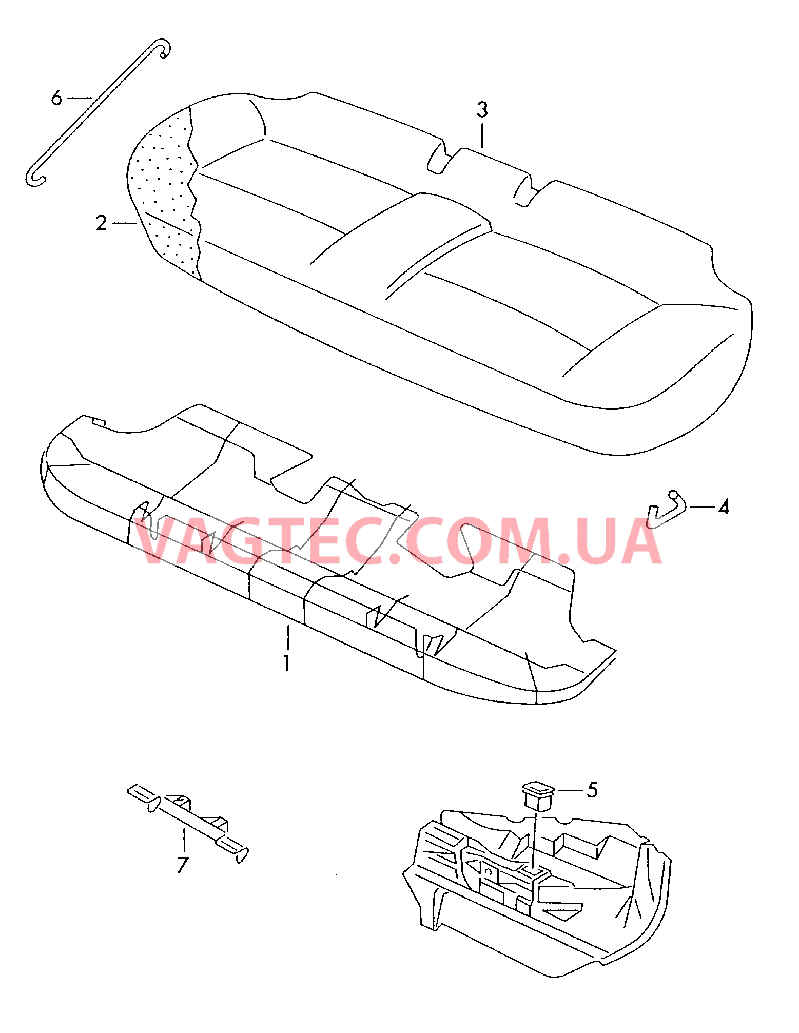 Сиденье  для AUDI A4 2001-1