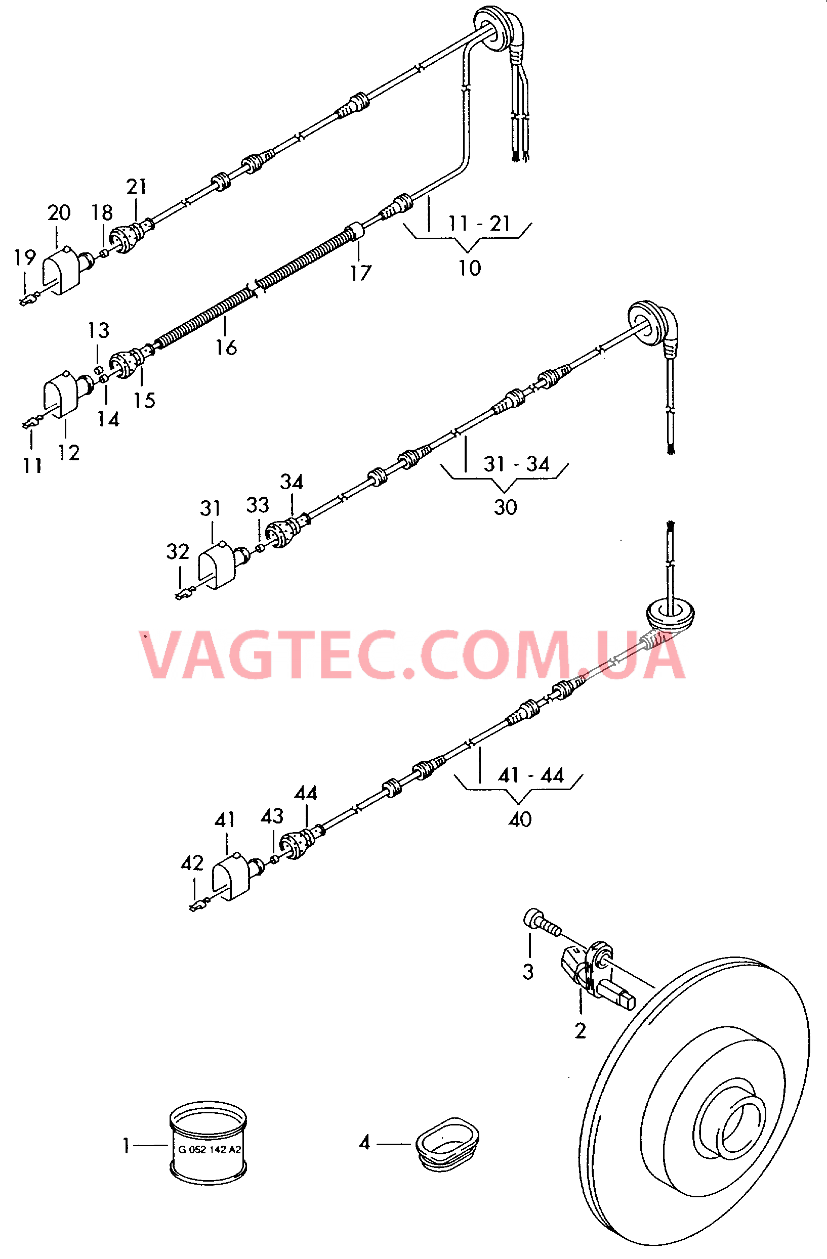 Датчик числа оборотов Жгут проводов для датчика числа оборотов  для VOLKSWAGEN Caddy 2006