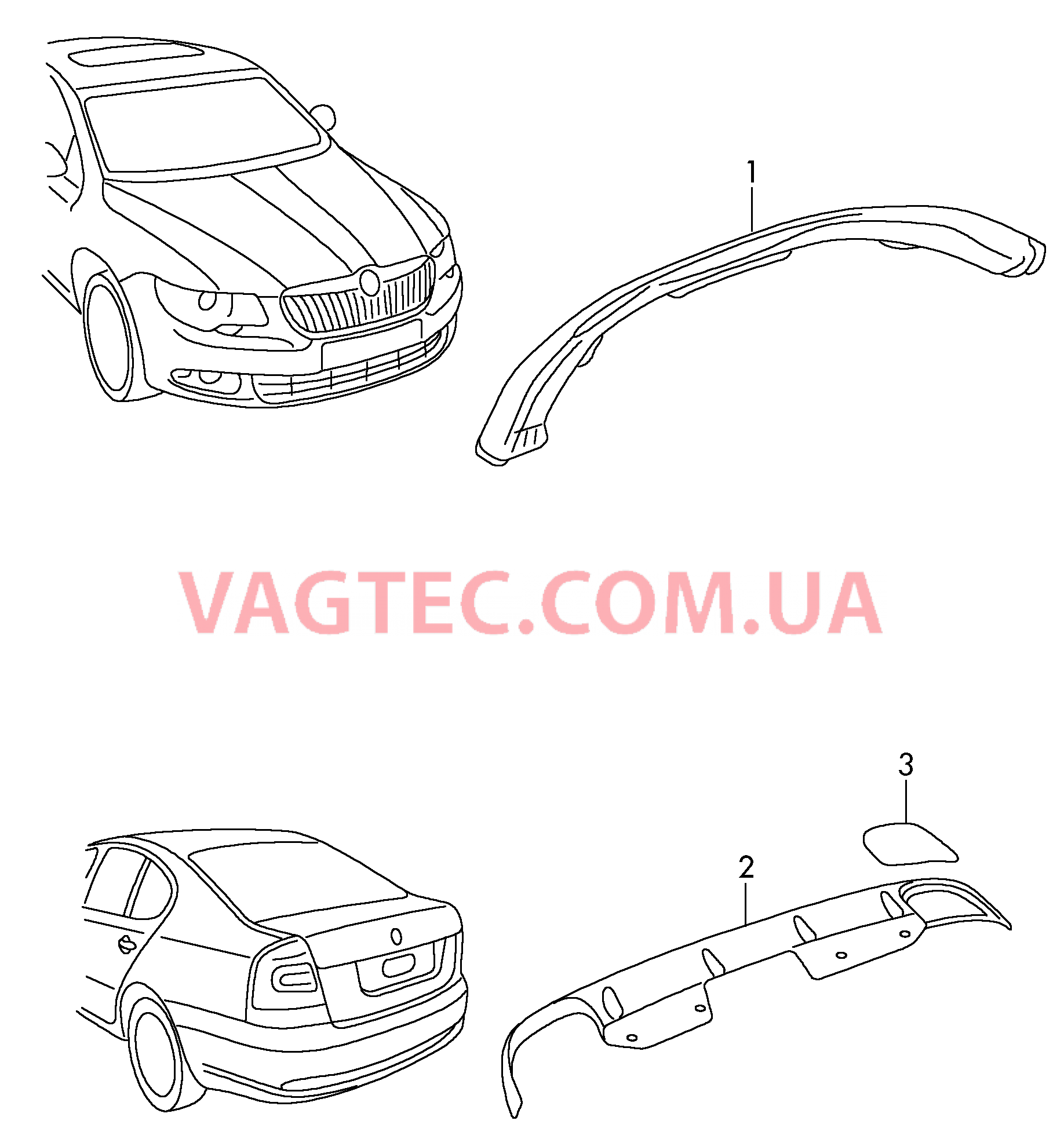 Комплекты спортив. шасси  для SKODA Octavia 2010-1