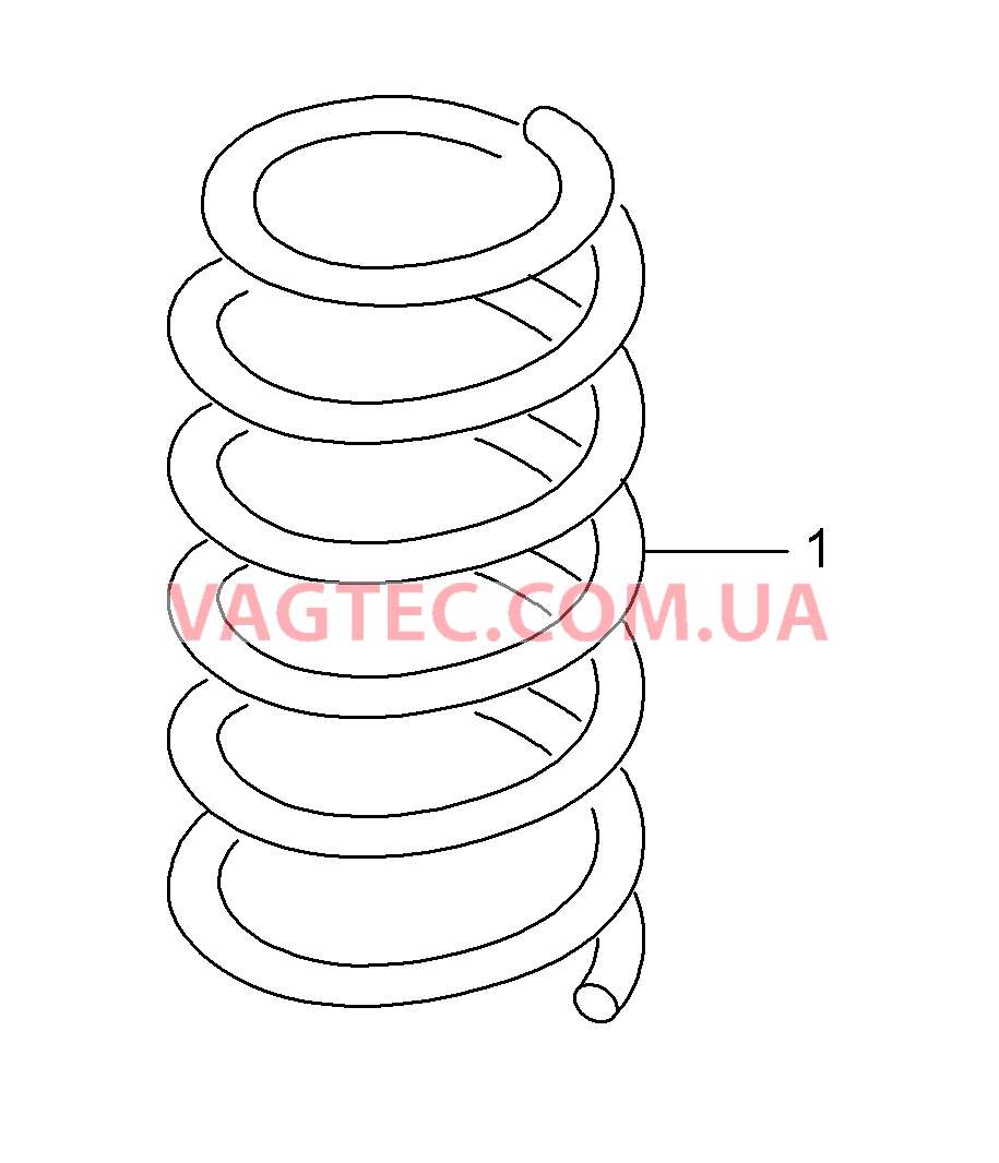 Пружина  для AUDI A4Q 2019