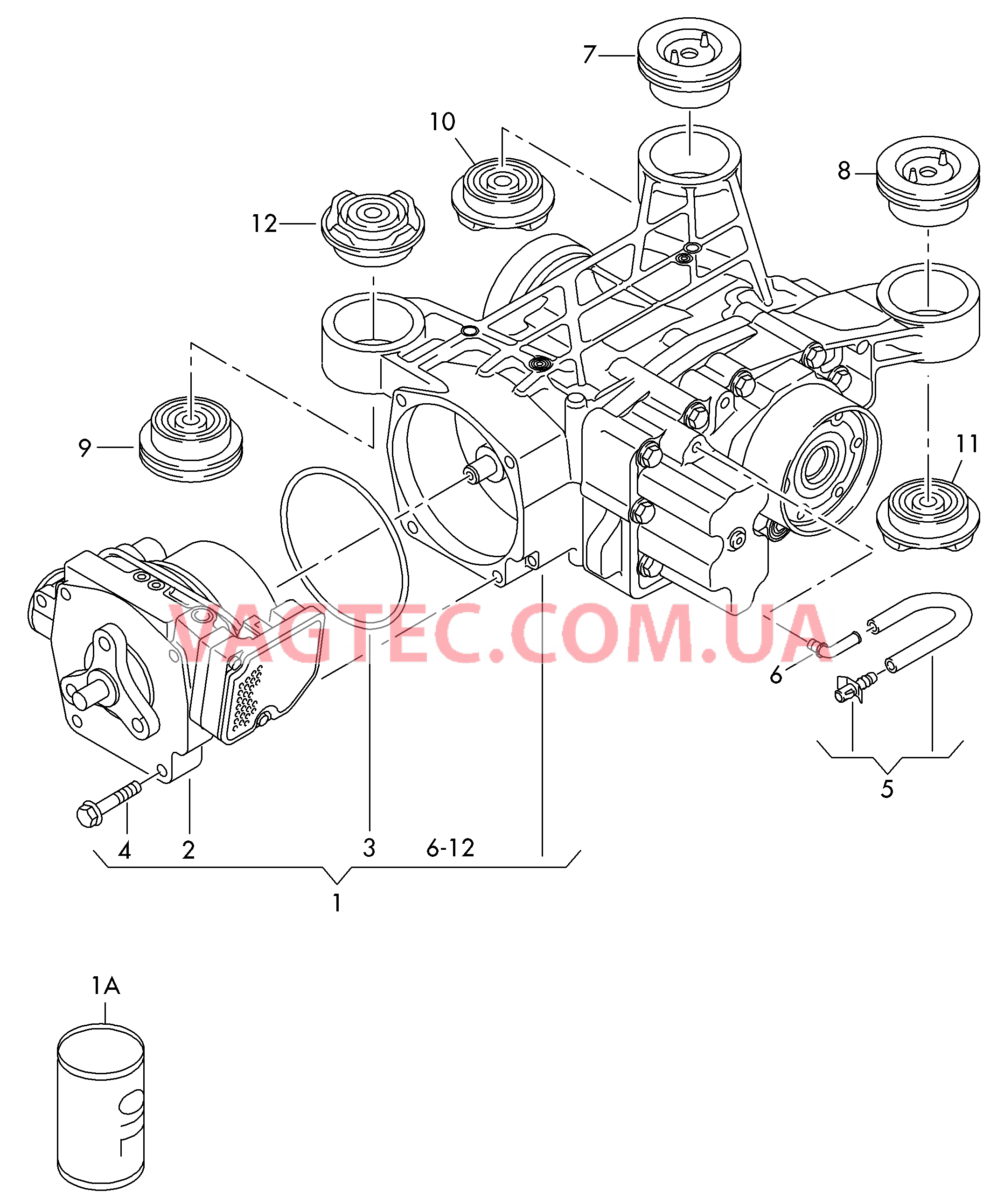 Главная передача в сборе  D - 05.11.2013>> для VOLKSWAGEN Tiguan 2017