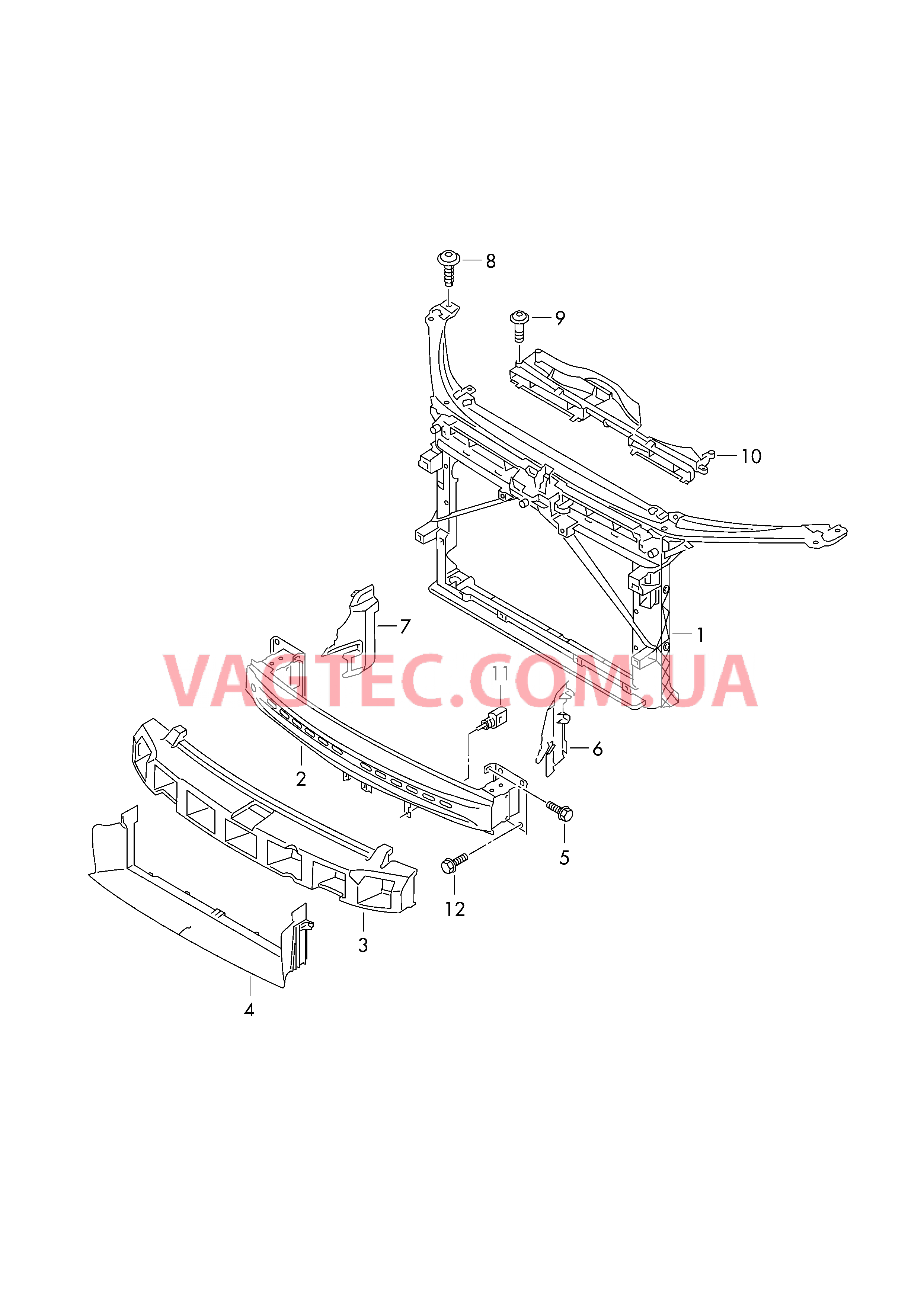 Передняя часть кузова  для SKODA Octavia 2013-1