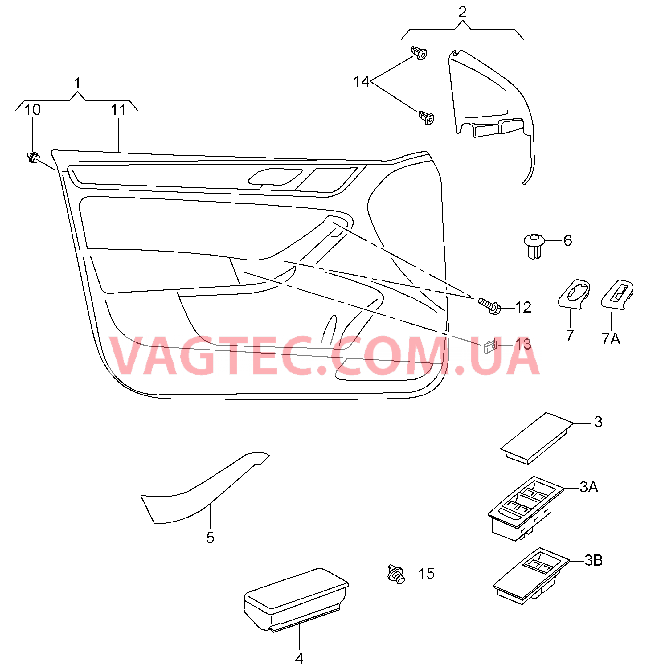 Обшивки дверей * Заказывать вручную по номеру * детали с указанием VIN а/м. * По возможности, прилагать * копию таблички с данными * автомобиля. .  для SKODA Octavia 2013-1