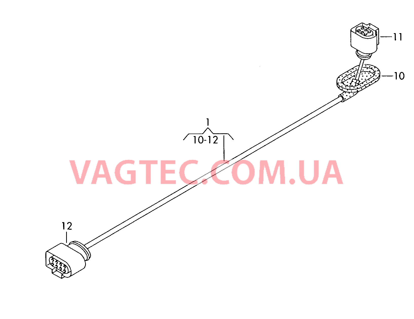 Кабель-адаптер для муфты полного привода  для VOLKSWAGEN PACC 2009