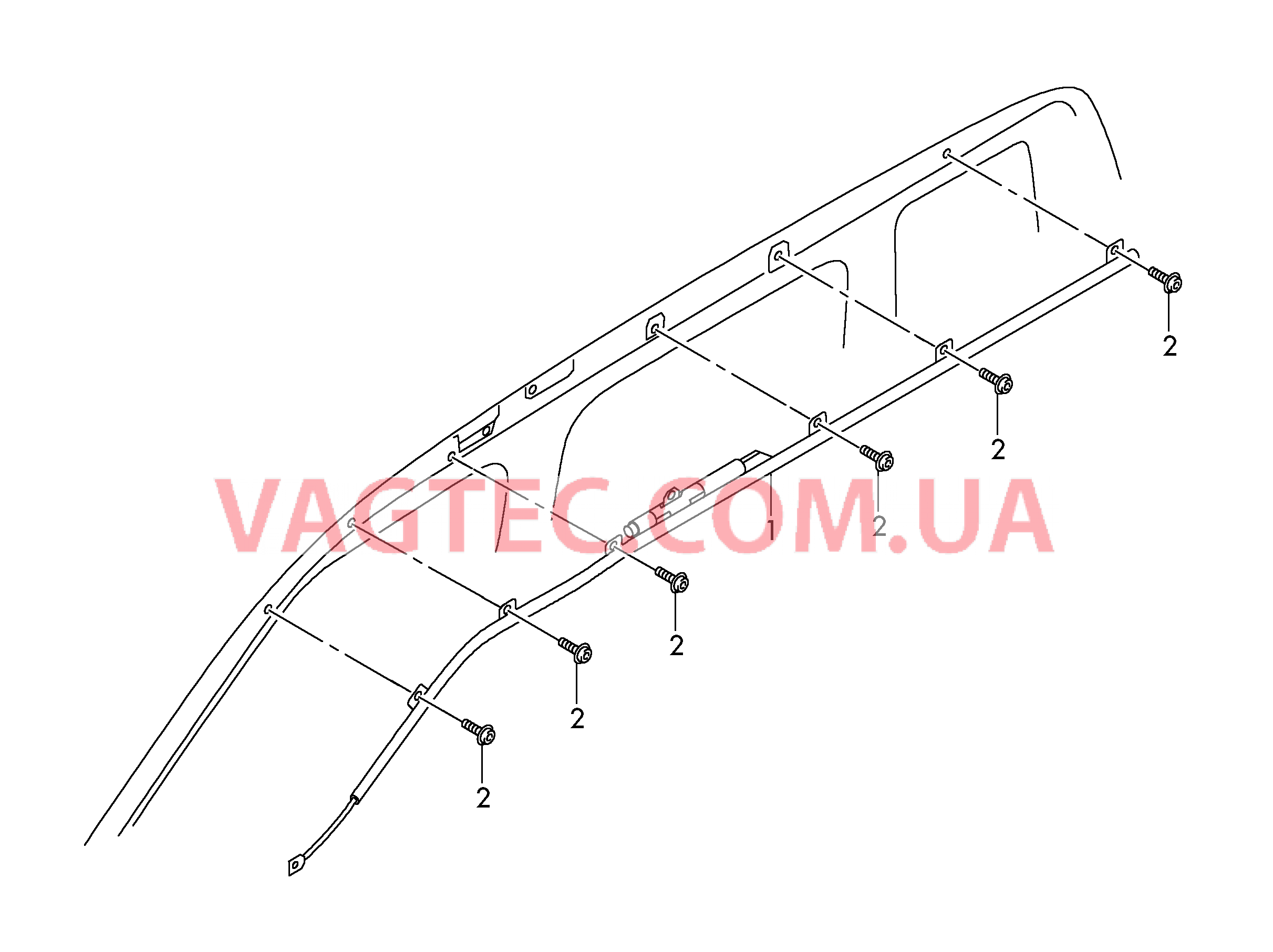 Модуль подушки безопасности для а/м с подуш. без. для гол. *** Внимание! Опасный груз *** Cмотри руководство по ремонту  для SKODA YETI 2010