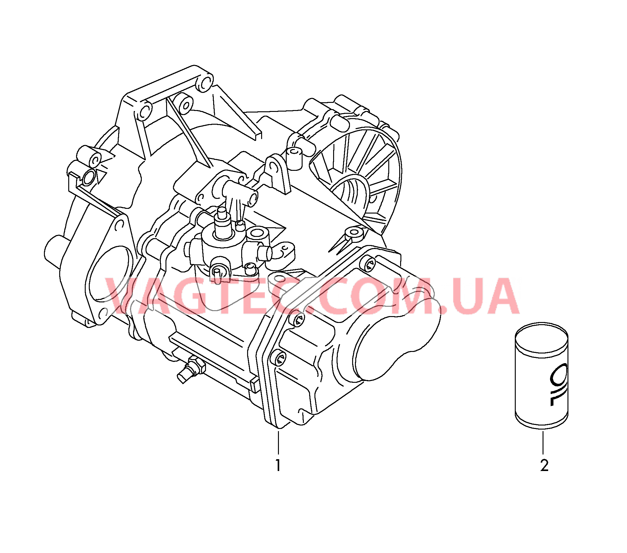 6-ступ. механическая КП  для SEAT Ibiza 2016