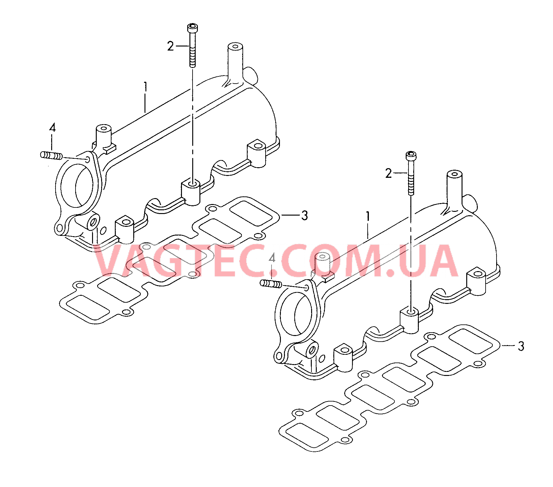 Патрубок впускного тракта  для AUDI A6AR 2002